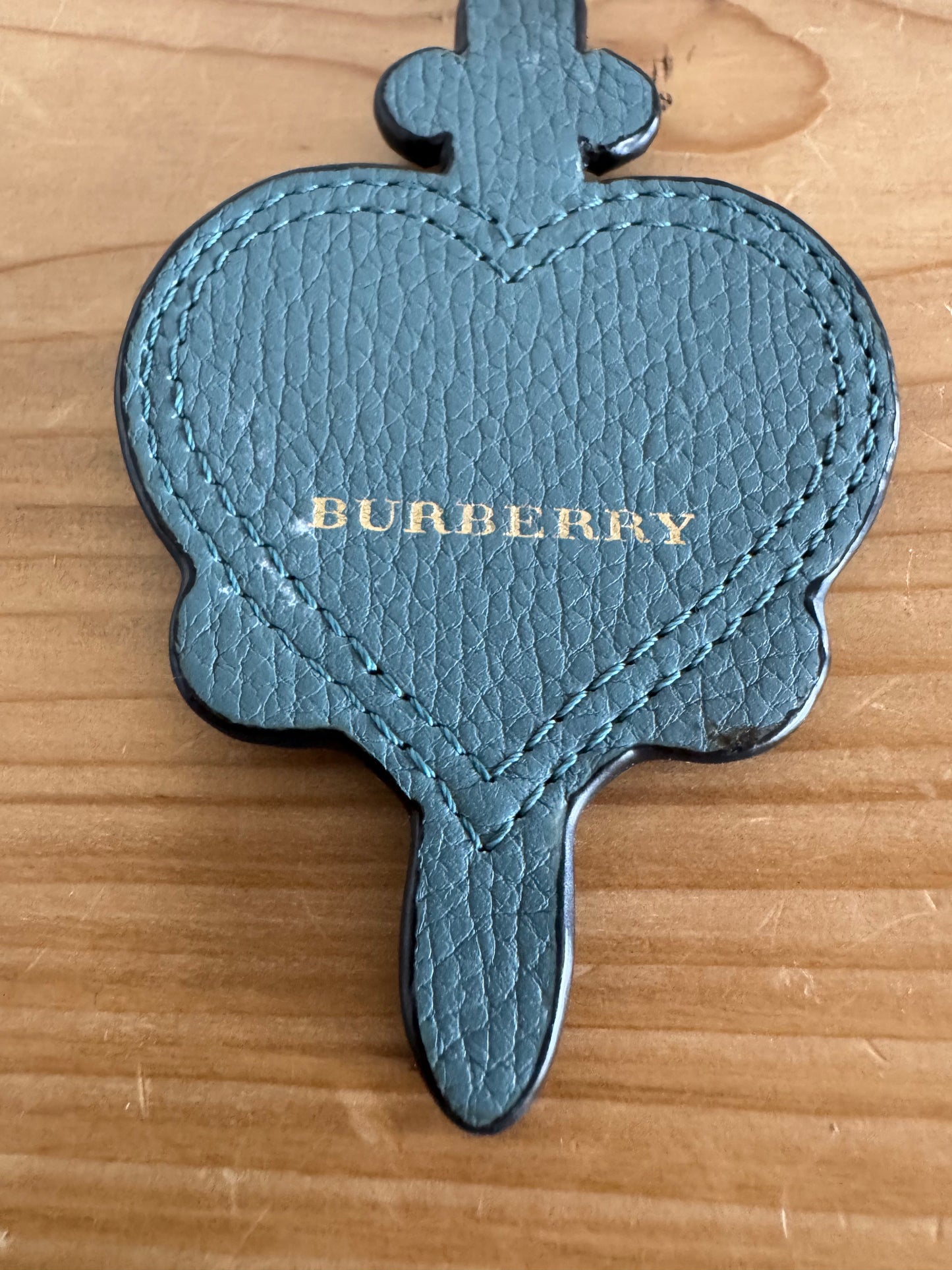 Burberry Longing Heart Leather Bag Charm