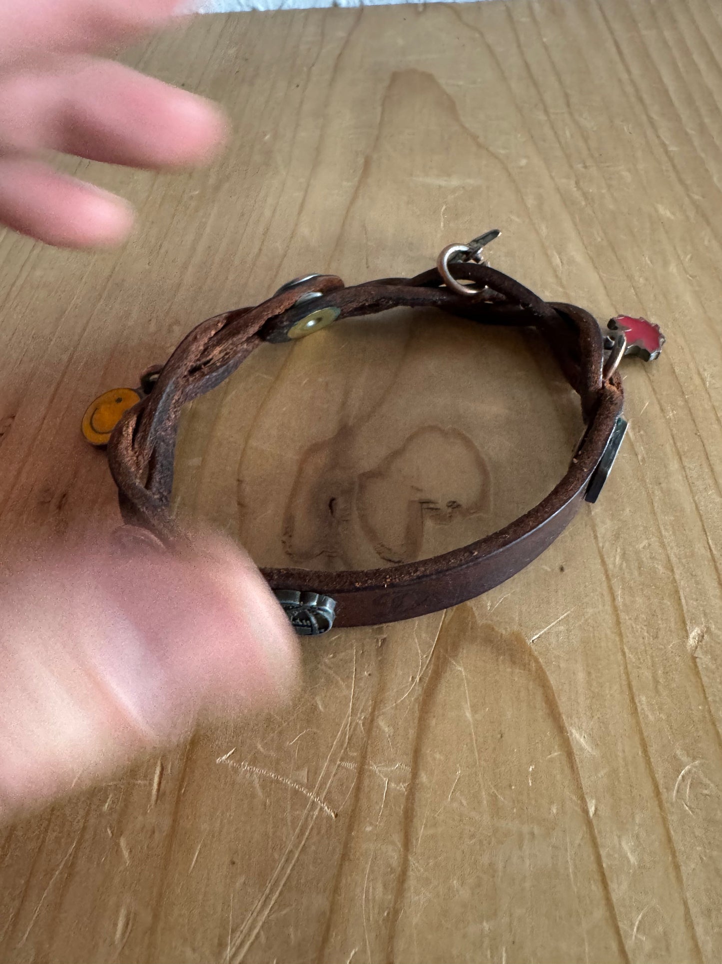 Dsquared2 Leather Charm Bracelet