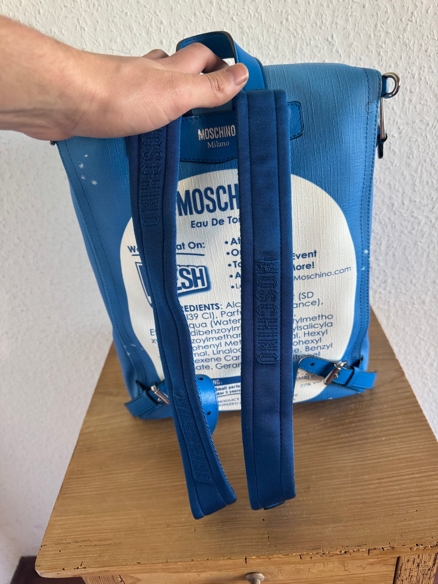 Moschino Fresh Couture Bottle Backpack