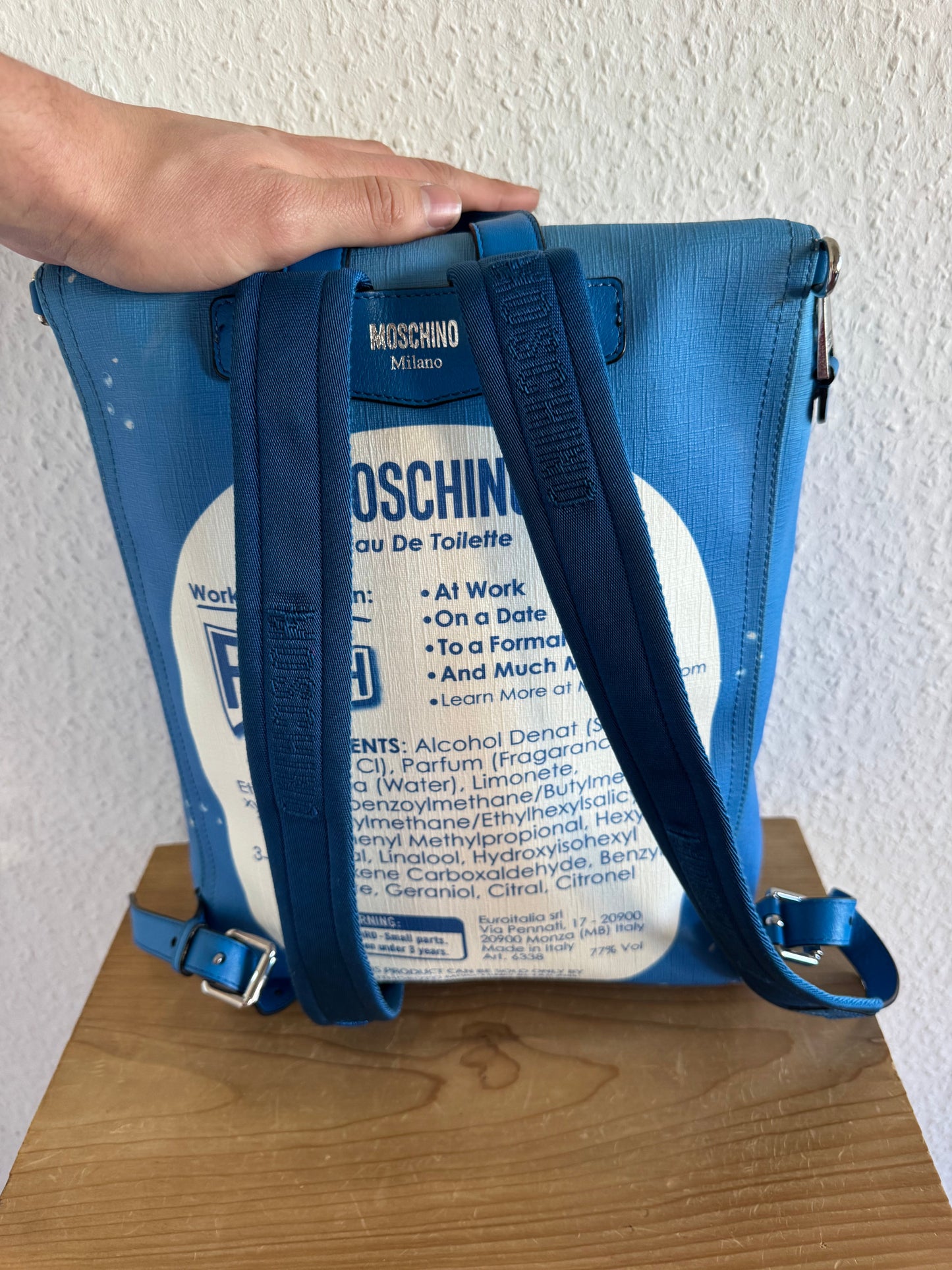 Moschino Fresh Couture Bottle Backpack