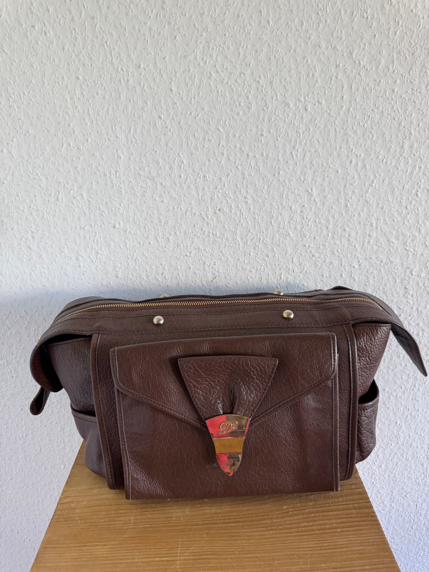 Dsquared2 FW11 Leather Multi Pocket Bag Large