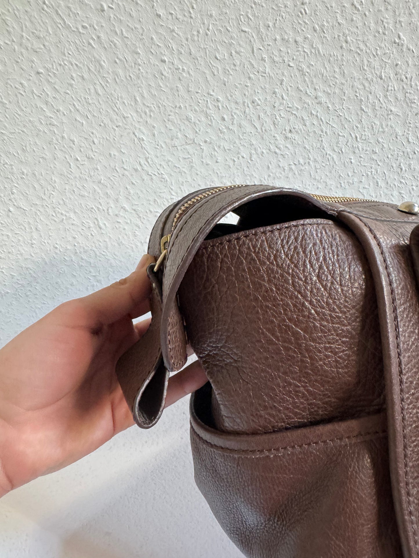 Dsquared2 FW11 Leather Multi Pocket Bag Large