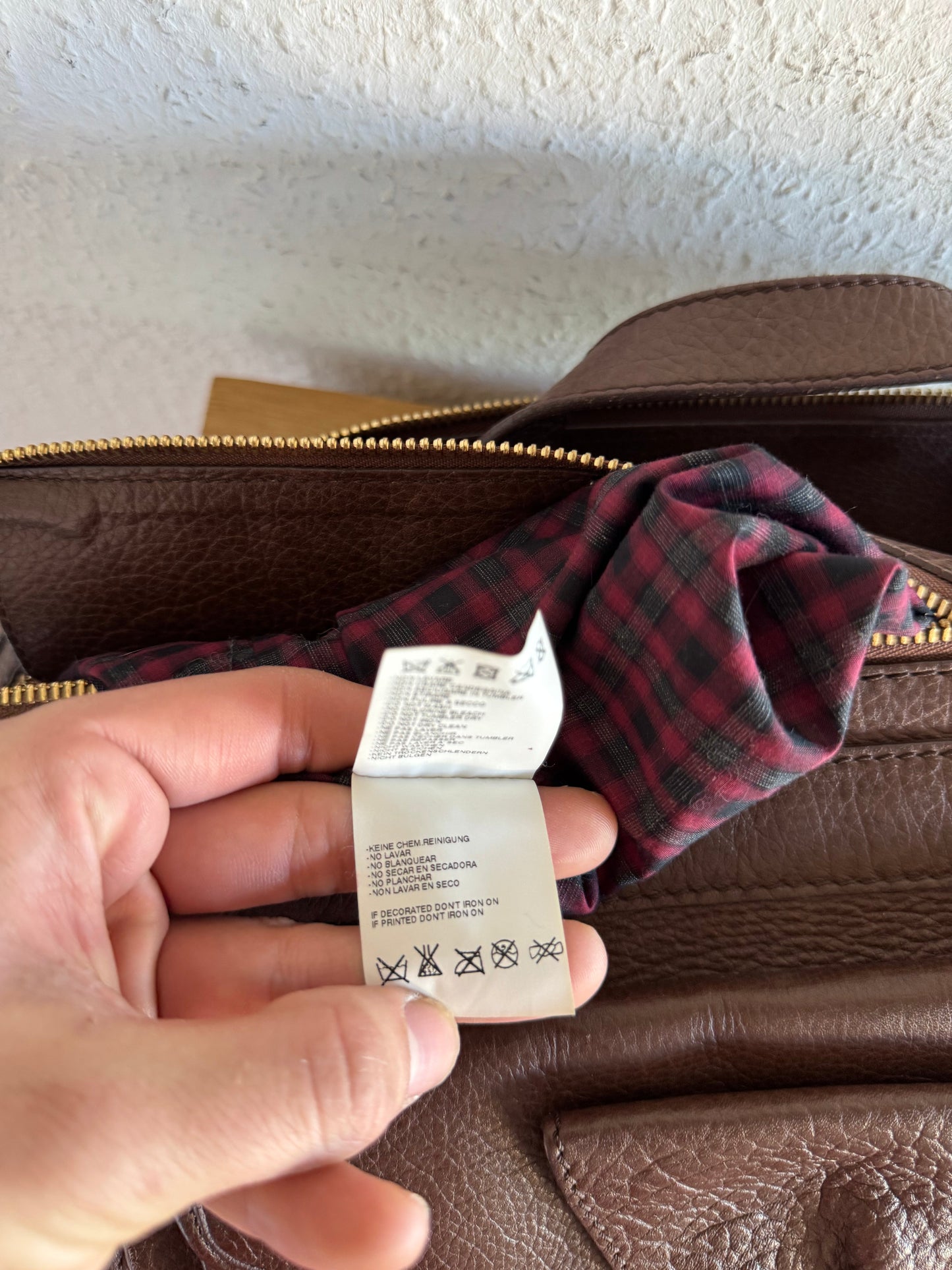 Dsquared2 FW11 Leather Multi Pocket Bag Large