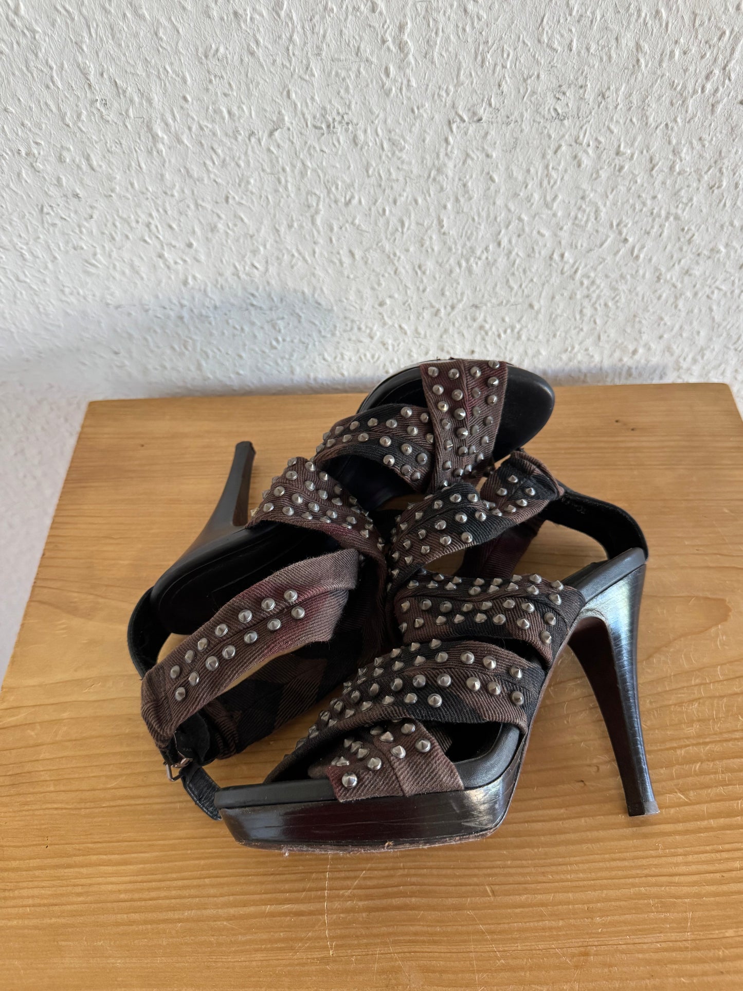 Burberry Prorsum Studded Strap Heels