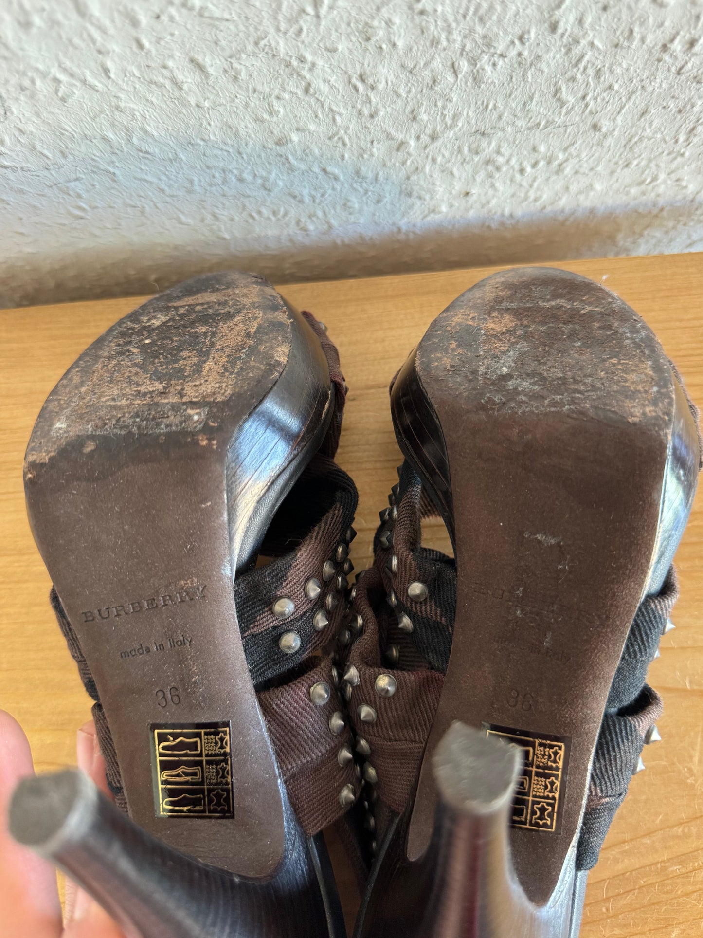Burberry Prorsum Studded Strap Heels