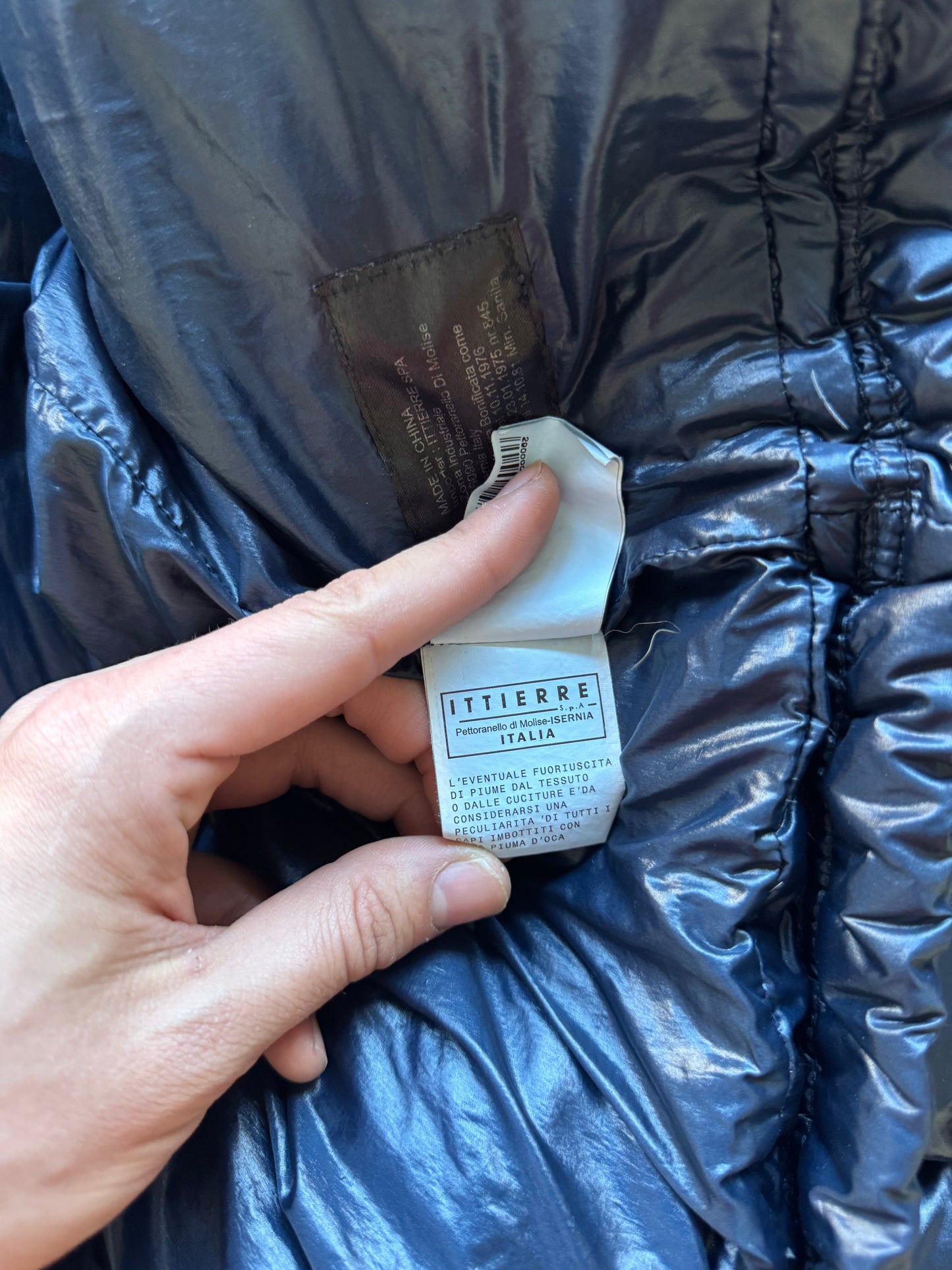 Just Cavalli Glossy Down Fur Trim Puffer Coat