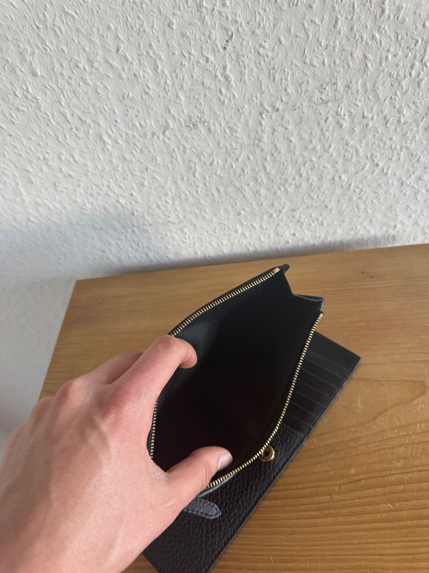 Burberry Prorsum Perforated Graphic Leather Wallet