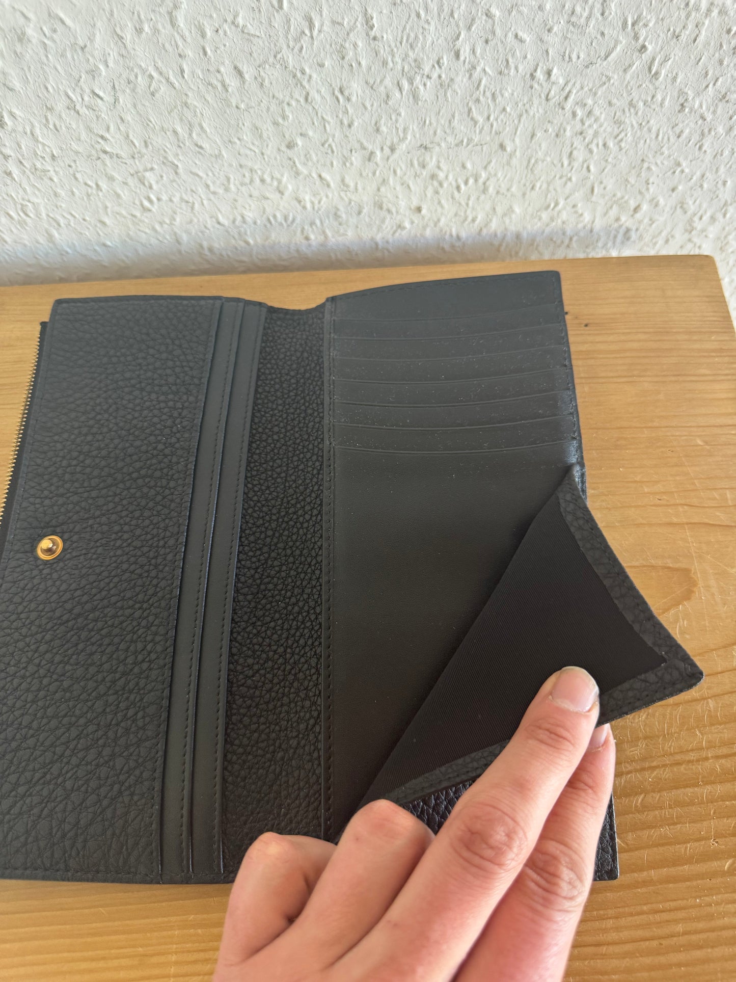 Burberry Prorsum Perforated Graphic Leather Wallet