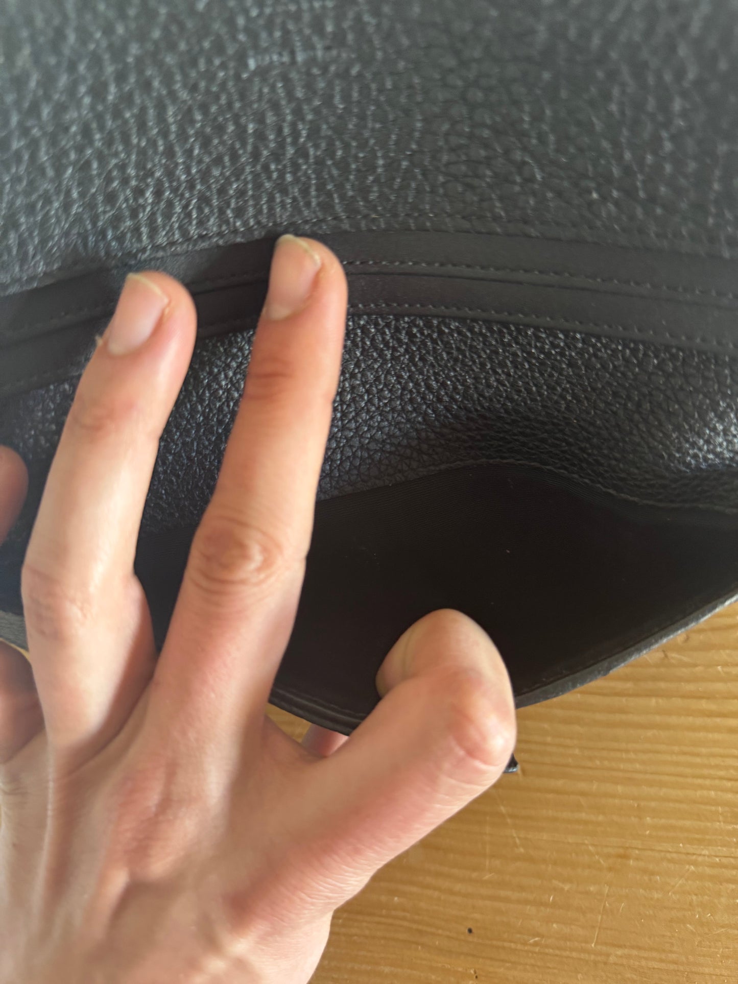 Burberry Prorsum Perforated Graphic Leather Wallet