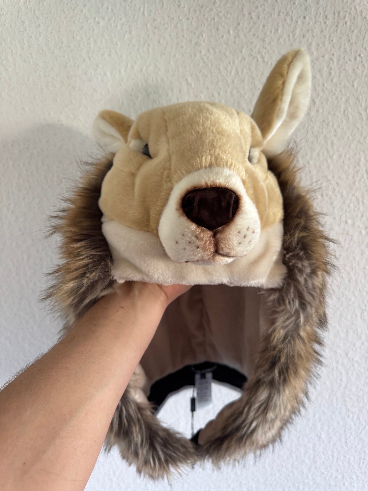 Dolce & Gabbana FW17 Faux Fur Rabbit Head Hat