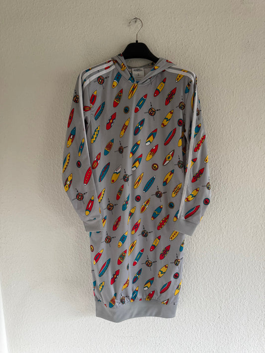 Adidas x Jeremy Scott Obyo Africa Print Hooded Dress