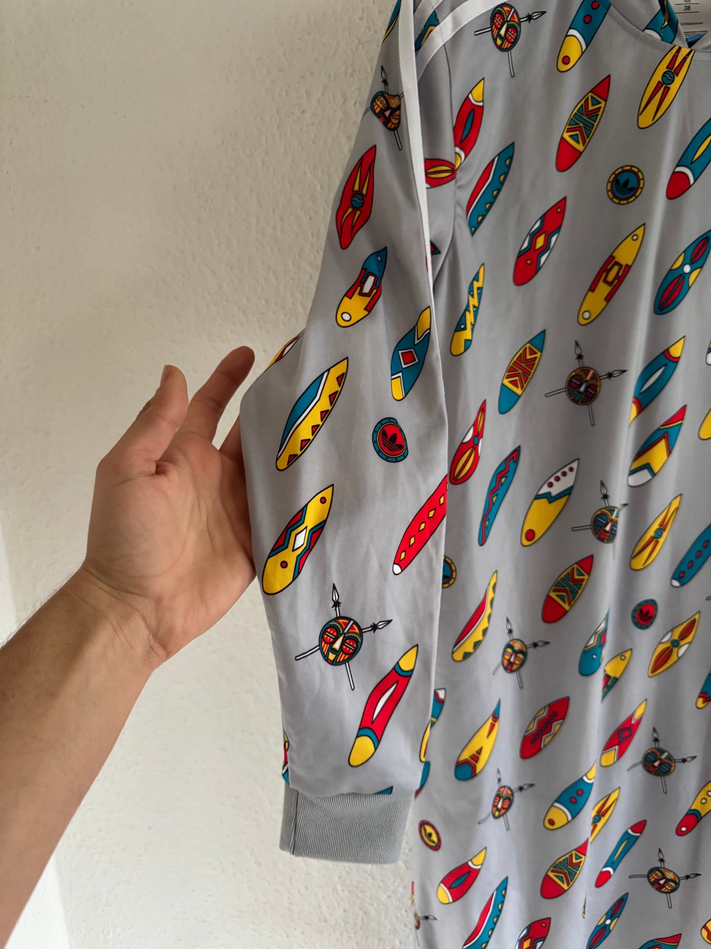 Adidas x Jeremy Scott Obyo Africa Print Hooded Dress