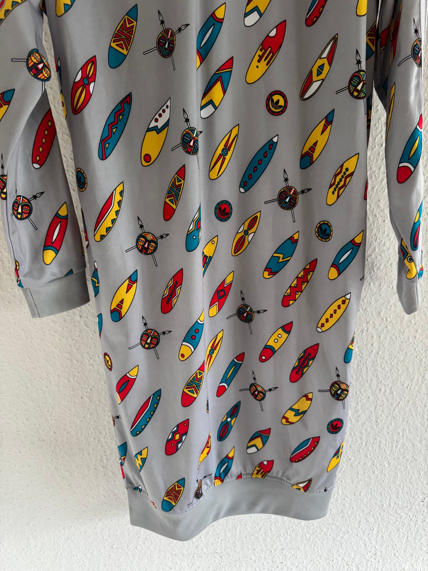 Adidas x Jeremy Scott Obyo Africa Print Hooded Dress