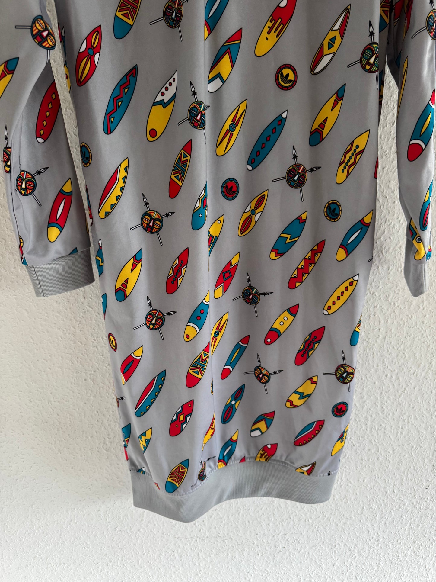 Adidas x Jeremy Scott Obyo Africa Print Hooded Dress
