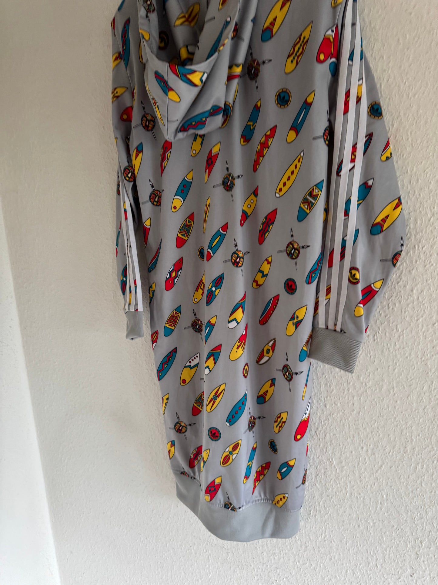 Adidas x Jeremy Scott Obyo Africa Print Hooded Dress