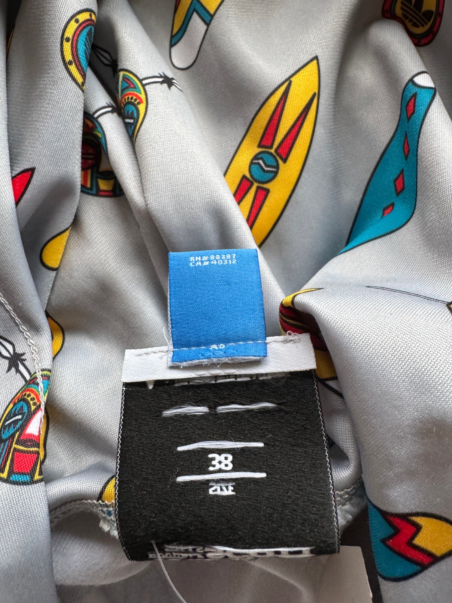 Adidas x Jeremy Scott Obyo Africa Print Hooded Dress