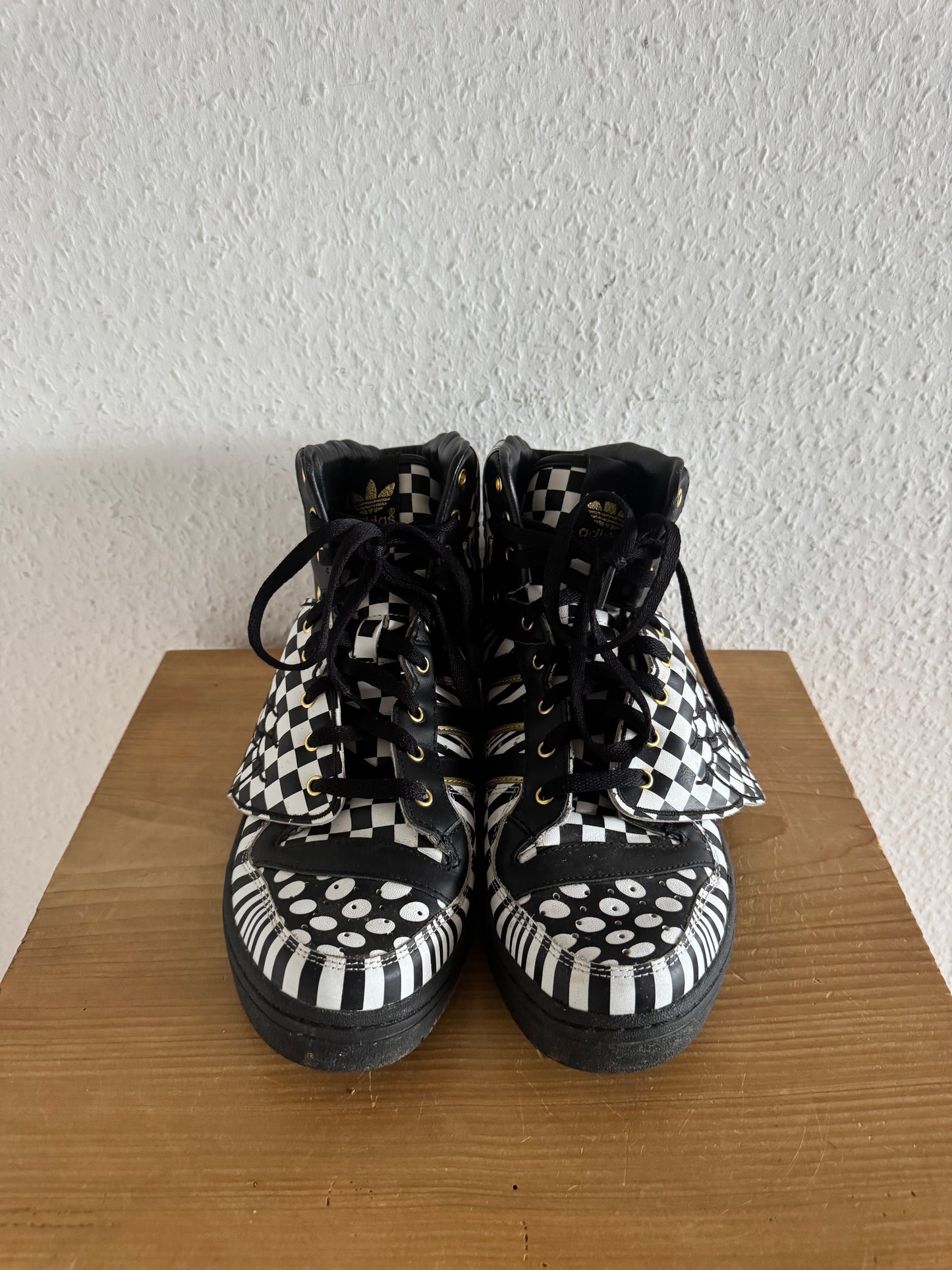 Adidas x Jeremy Scott Wings 1.0 OPART Checkerboard Black White
