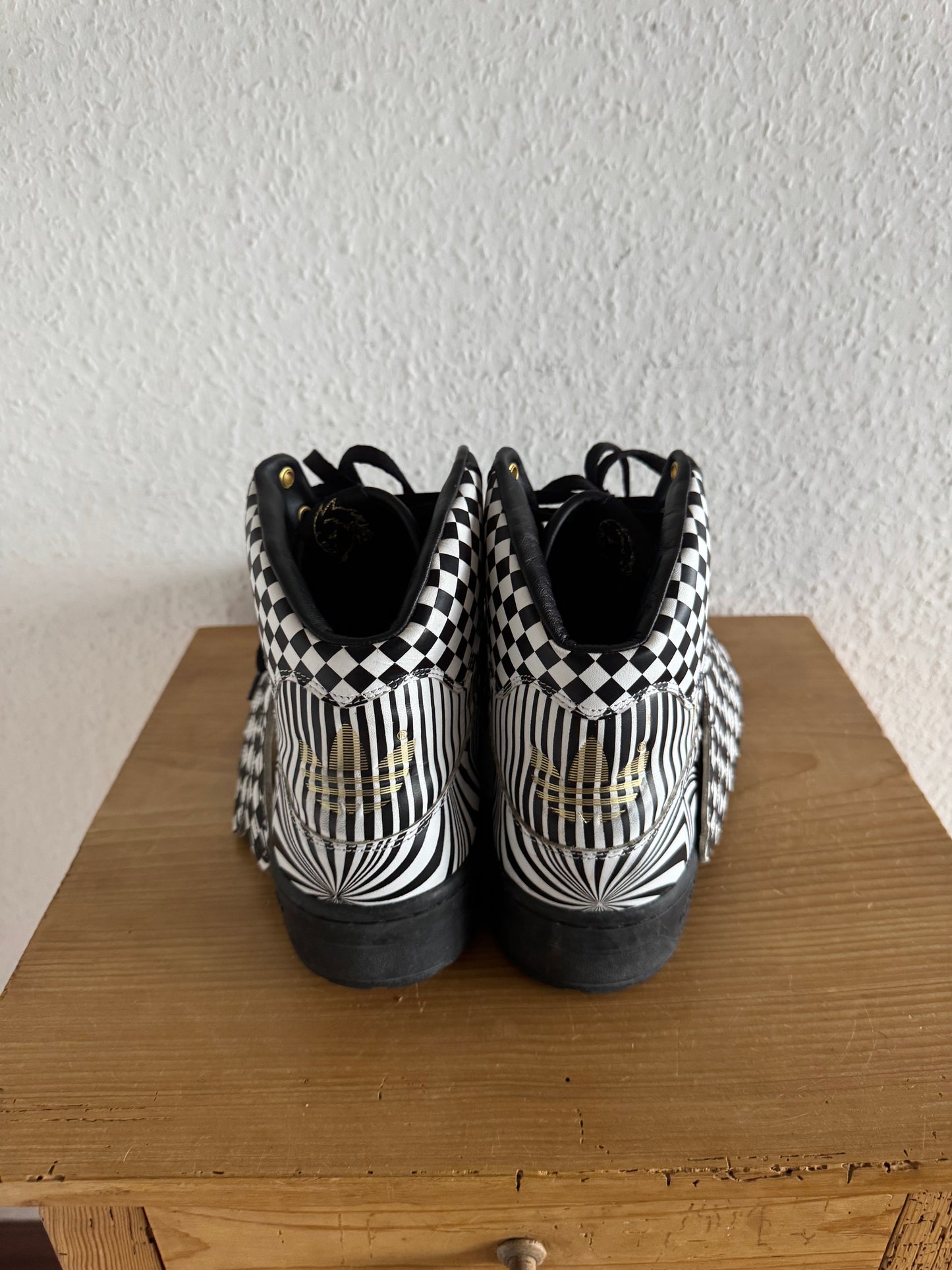Adidas x Jeremy Scott Wings 1.0 OPART Checkerboard Black White