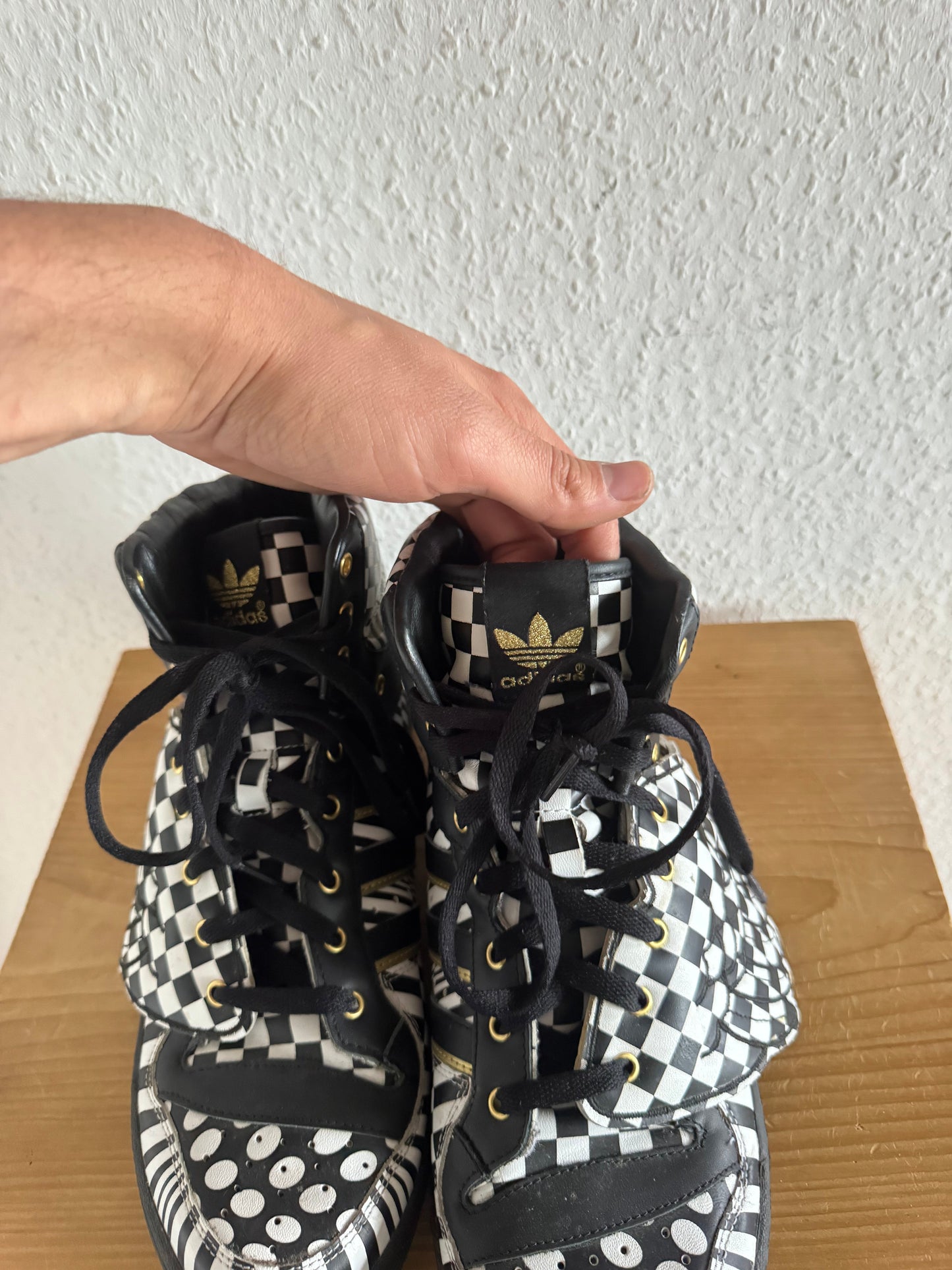 Adidas x Jeremy Scott Wings 1.0 OPART Checkerboard Black White