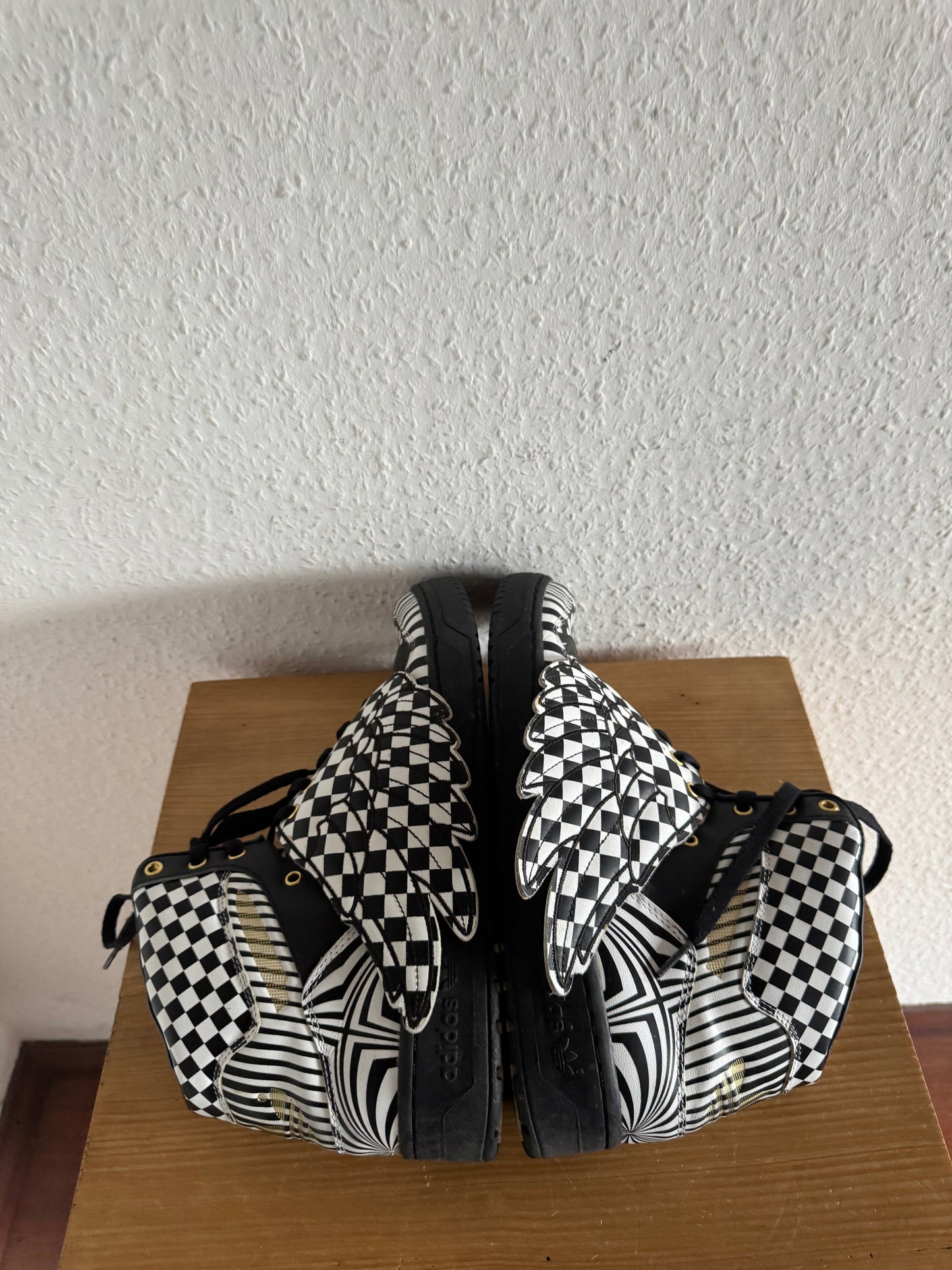 Adidas x Jeremy Scott Wings 1.0 OPART Checkerboard Black White