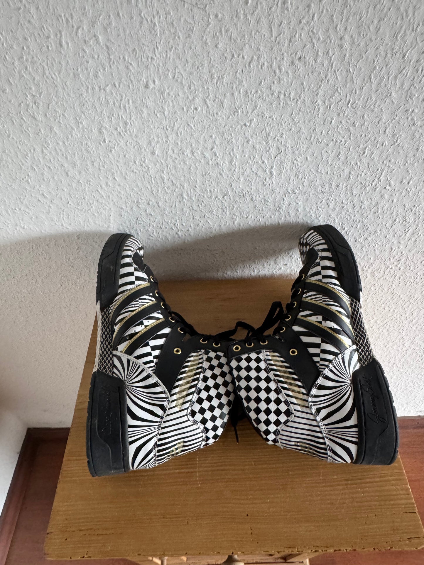Adidas x Jeremy Scott Wings 1.0 OPART Checkerboard Black White