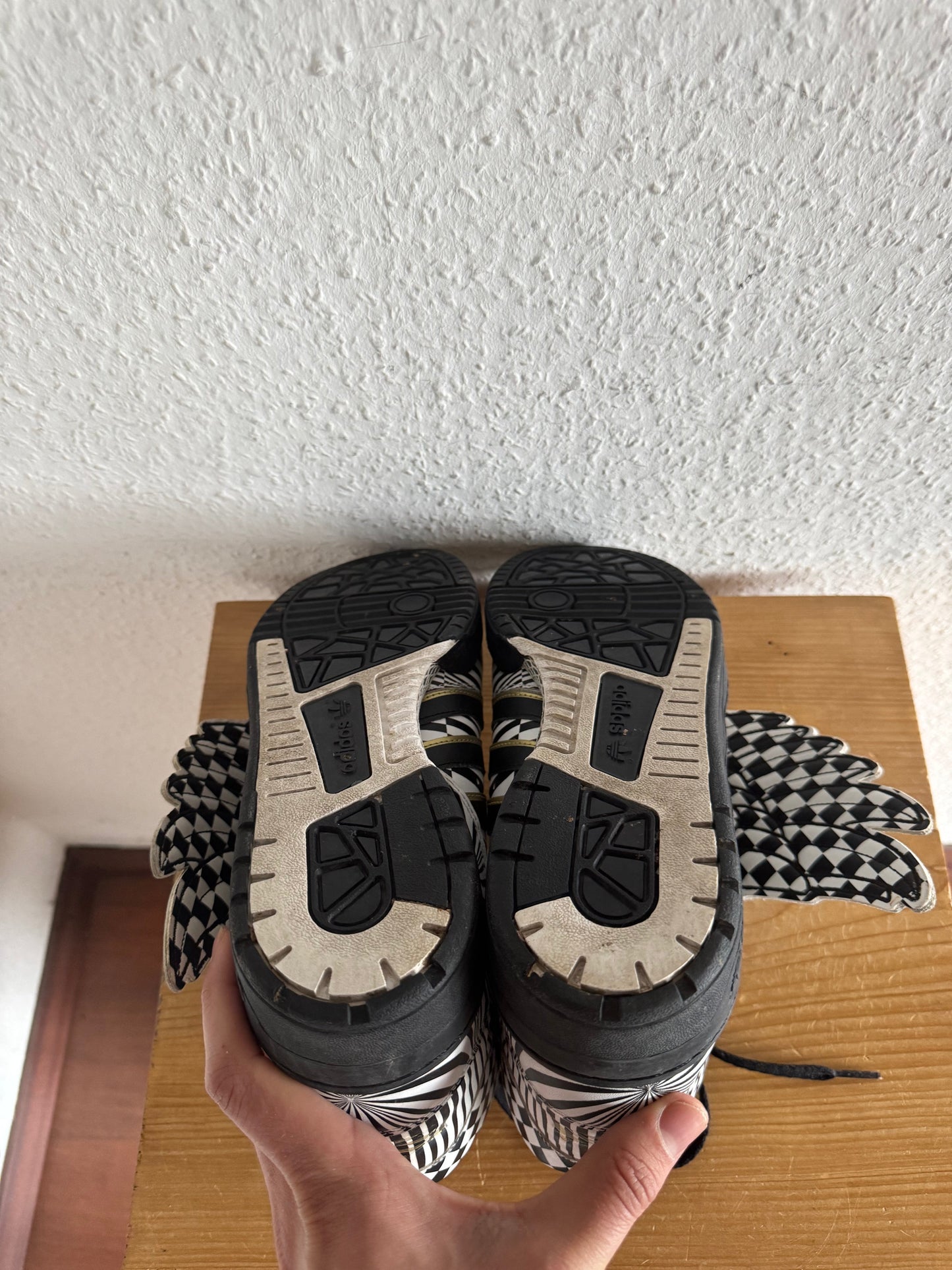 Adidas x Jeremy Scott Wings 1.0 OPART Checkerboard Black White