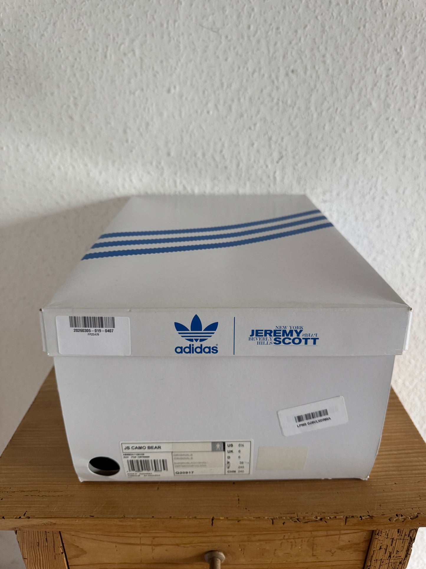 Adidas x Jeremy Scott Camo Teddy Bear Sneakers