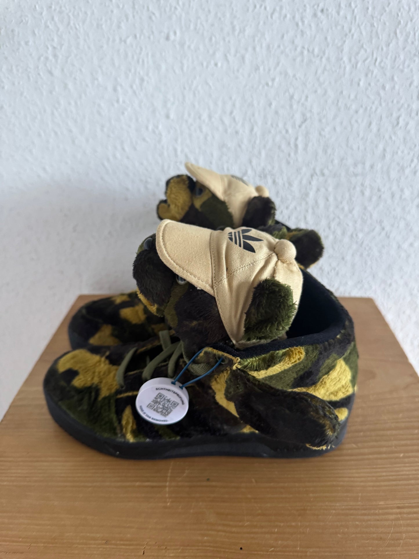 Adidas x Jeremy Scott Camo Teddy Bear Sneakers