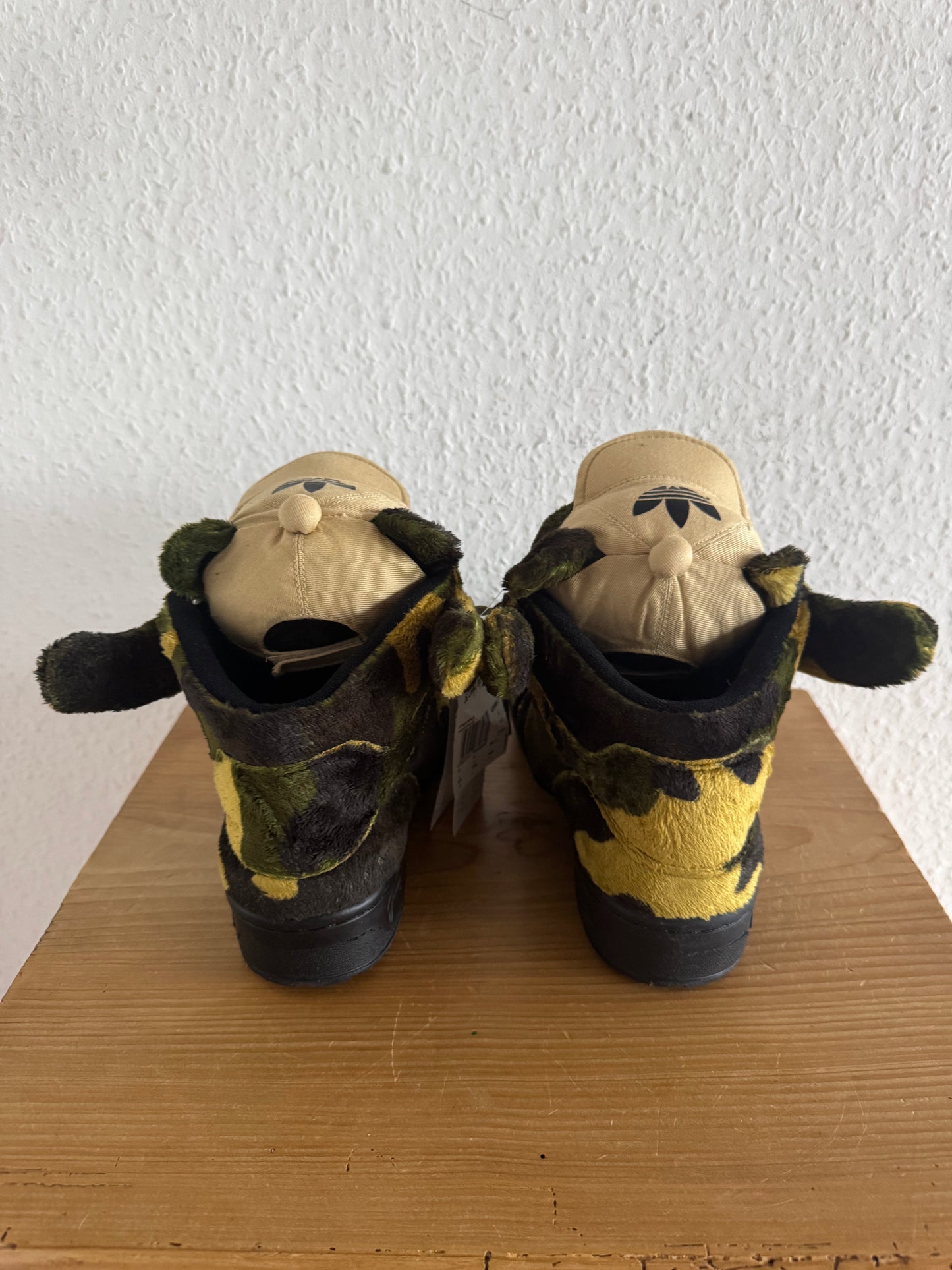 Adidas x Jeremy Scott Camo Teddy Bear Sneakers