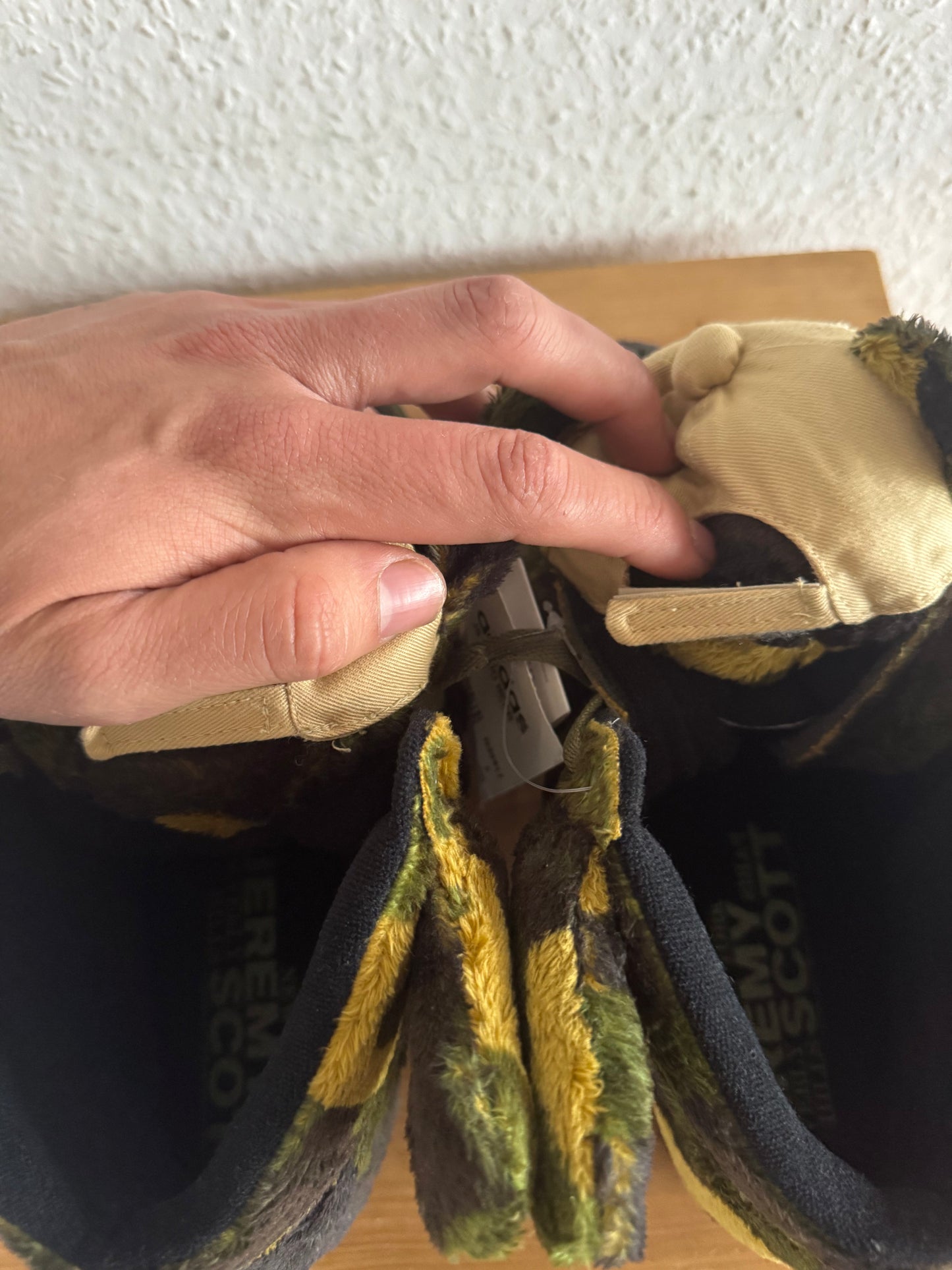Adidas x Jeremy Scott Camo Teddy Bear Sneakers