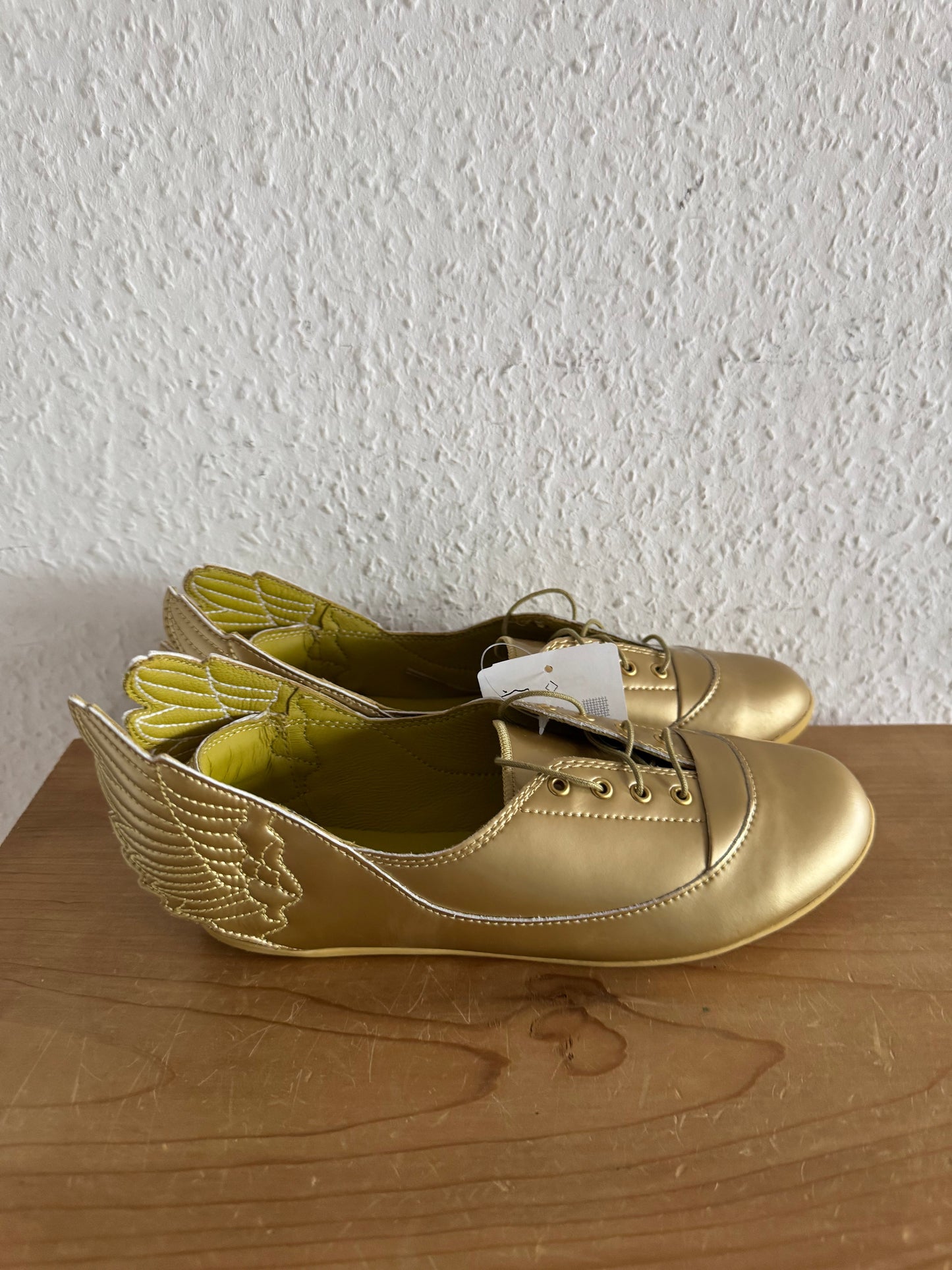 Adidas x Jeremy Scott Wings Easy Five Gold Ballet Flats