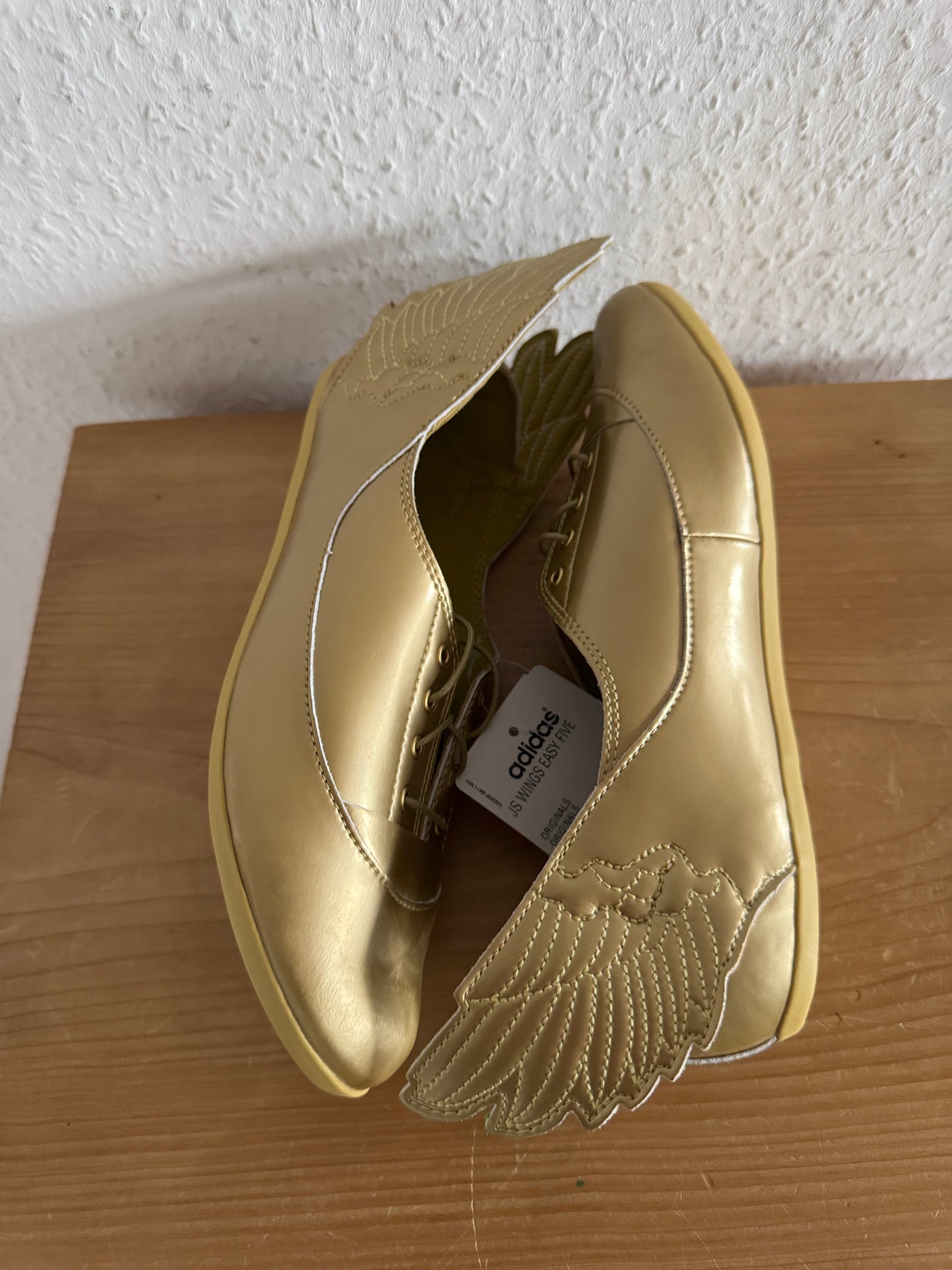 Adidas x Jeremy Scott JS Wings Easy Five Gold Ballet Flats