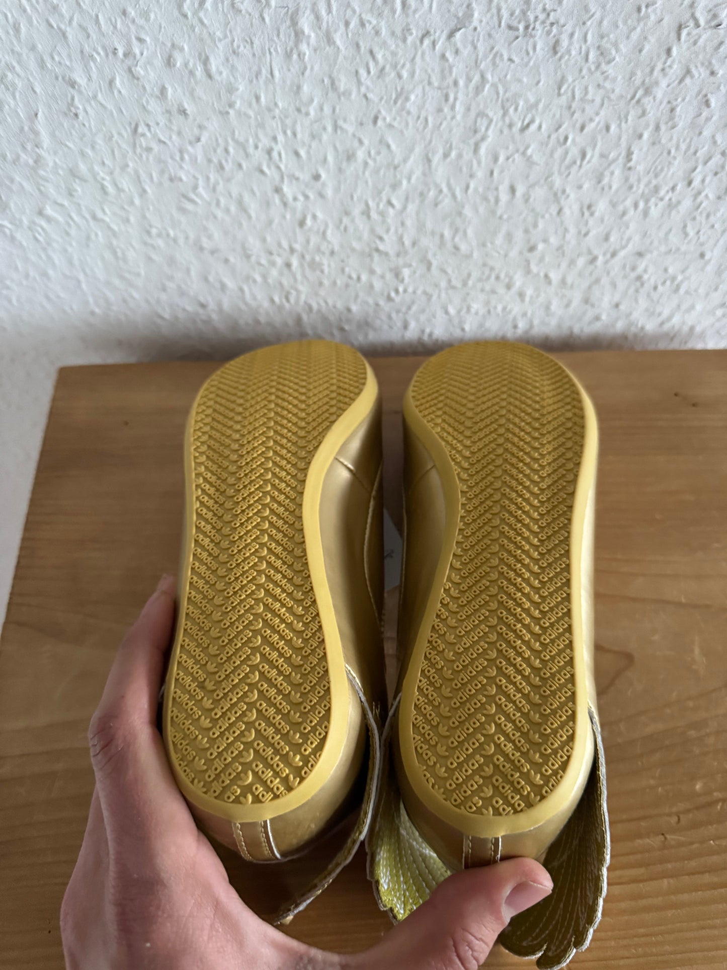 Adidas x Jeremy Scott JS Wings Easy Five Gold Ballet Flats