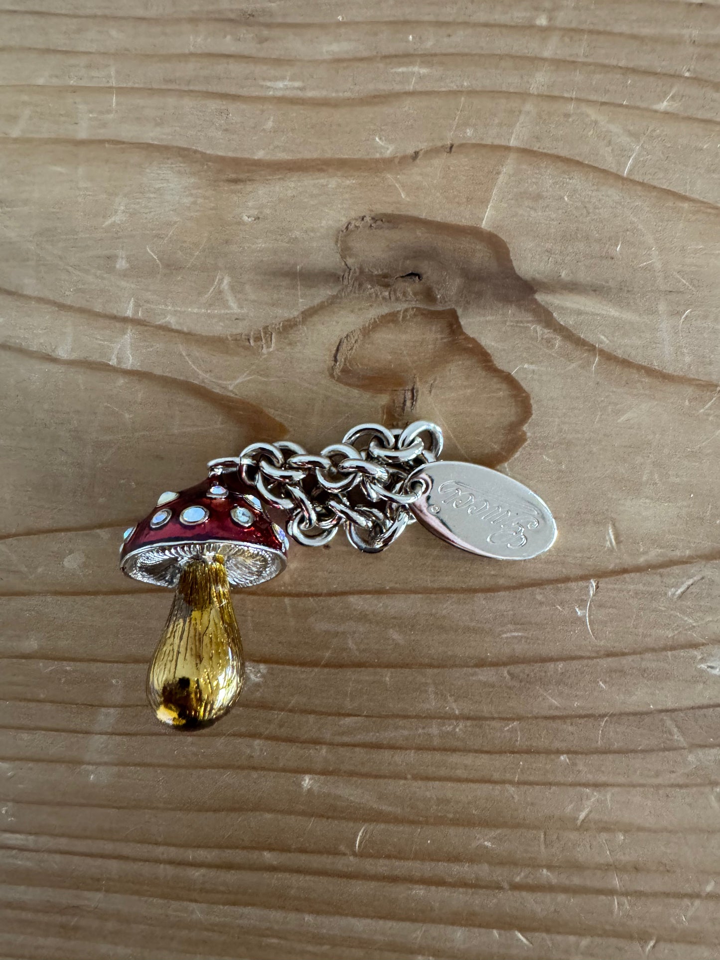 Gucci Mushroom Bag Charm Keychain