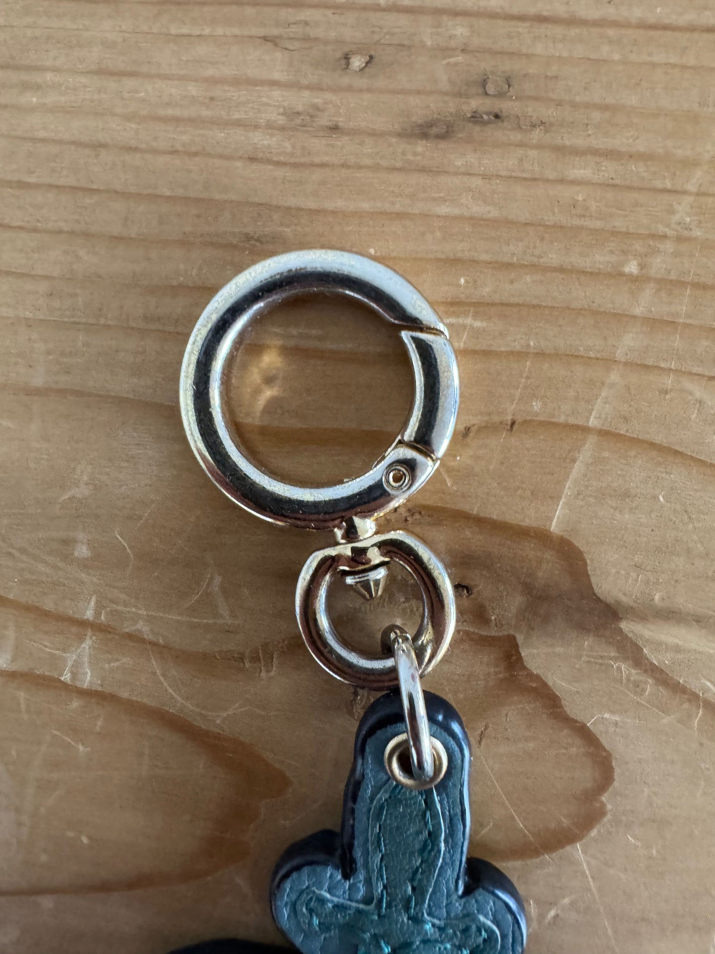 Burberry Longing Heart Leather Bag Charm