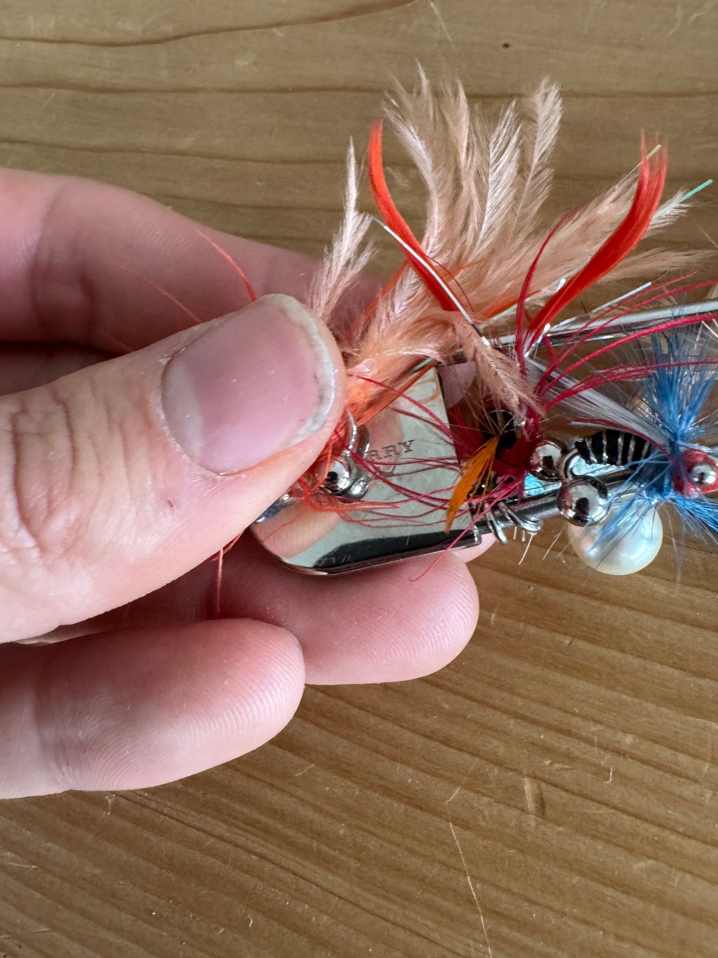 Burberry Feather & Pearl Kilt Pin Charm