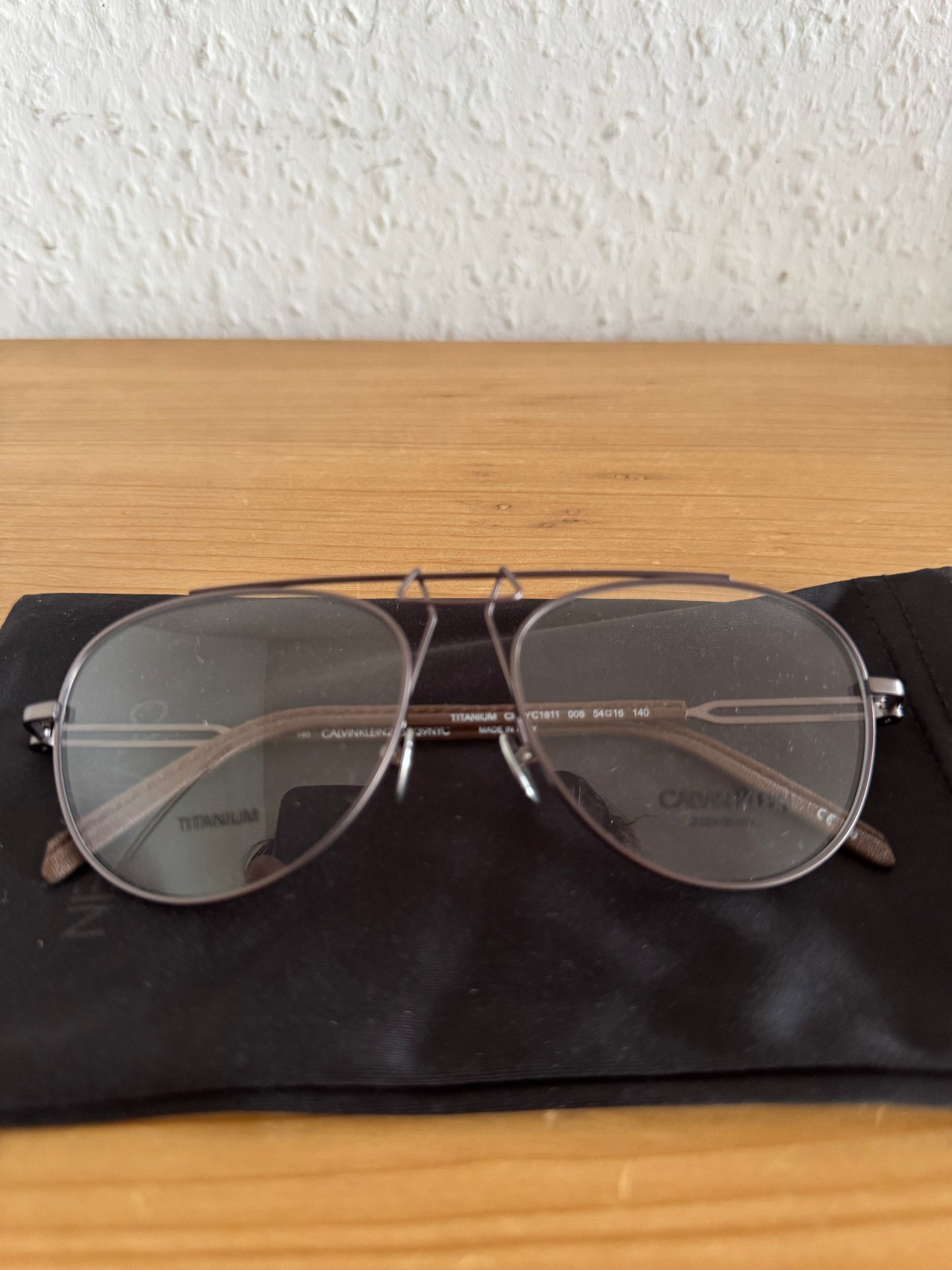 CKNYC1811 Geometric Titanium Optical Frame