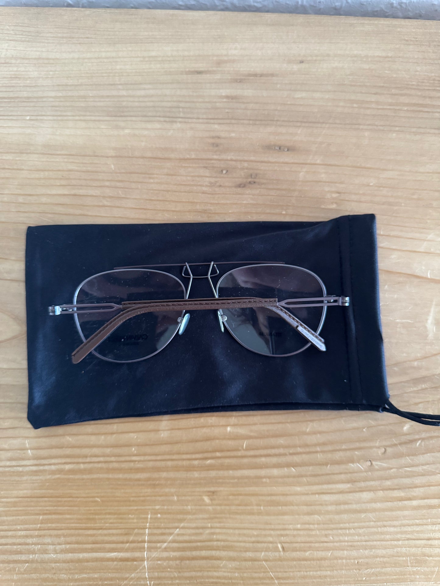 CKNYC1811 Geometric Titanium Optical Frame