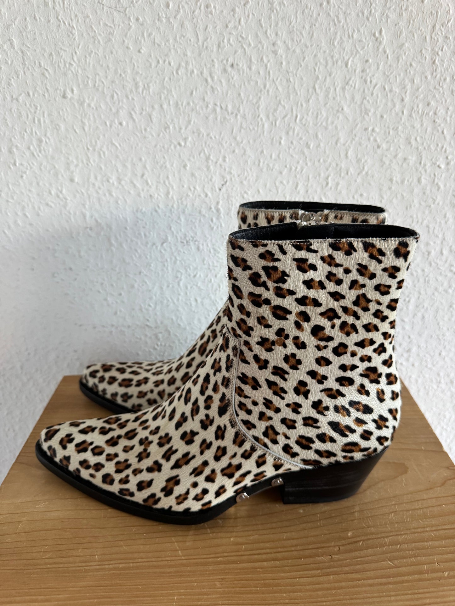 Calvin Klein 205W39NYC Pony Hair Spazzolato Ankle Boots