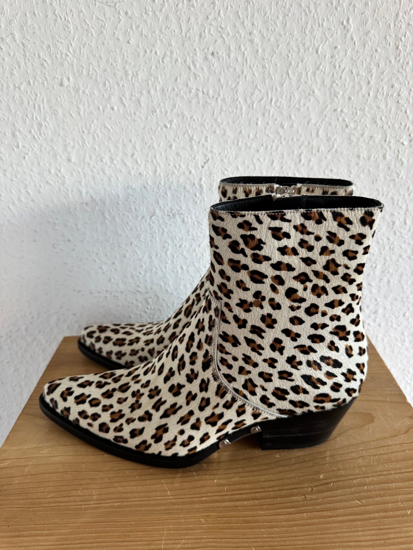 Calvin Klein 205W39NYC Pony Hair Spazzolato Ankle Boots