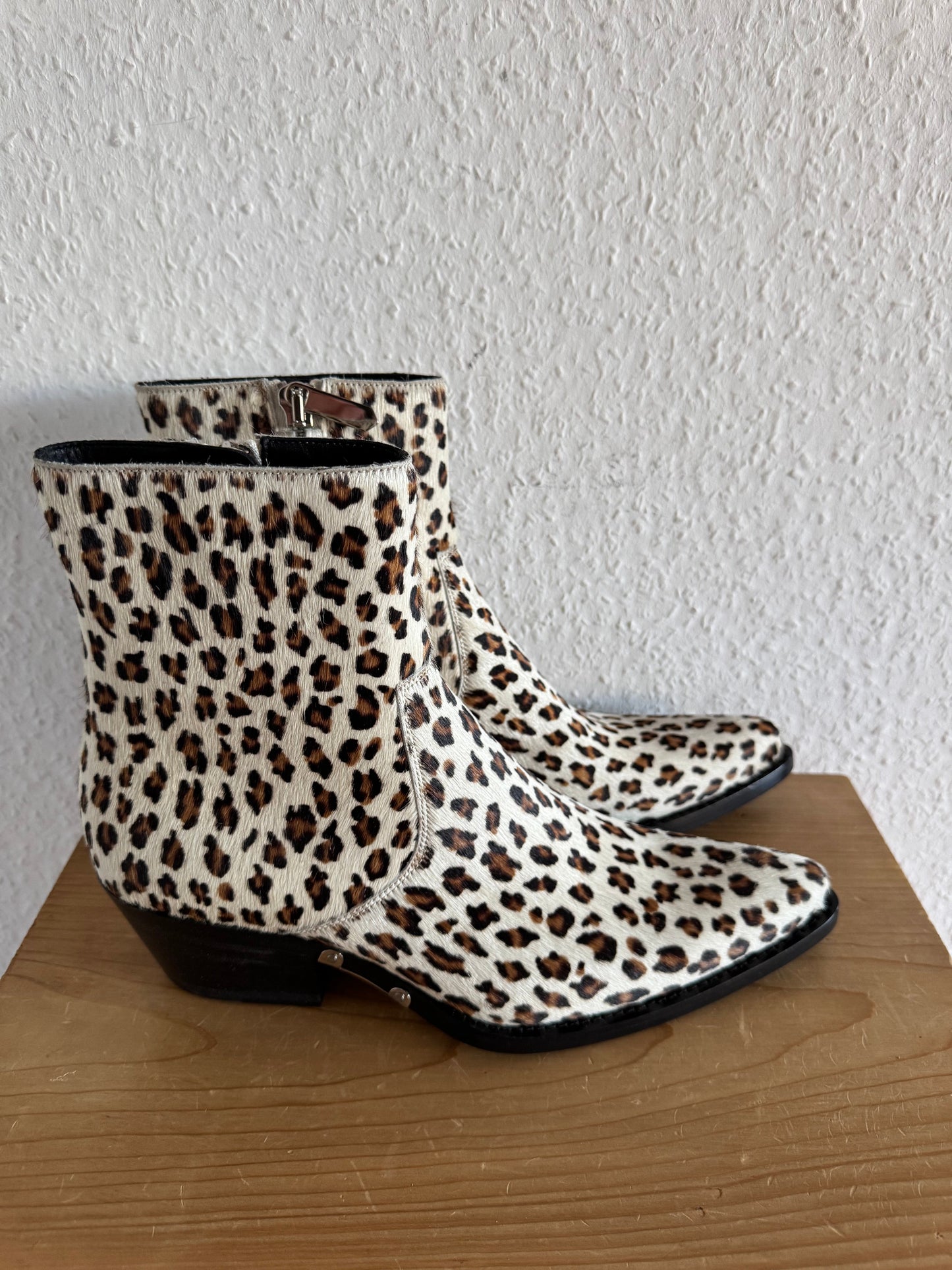 Calvin Klein 205W39NYC Pony Hair Spazzolato Ankle Boots