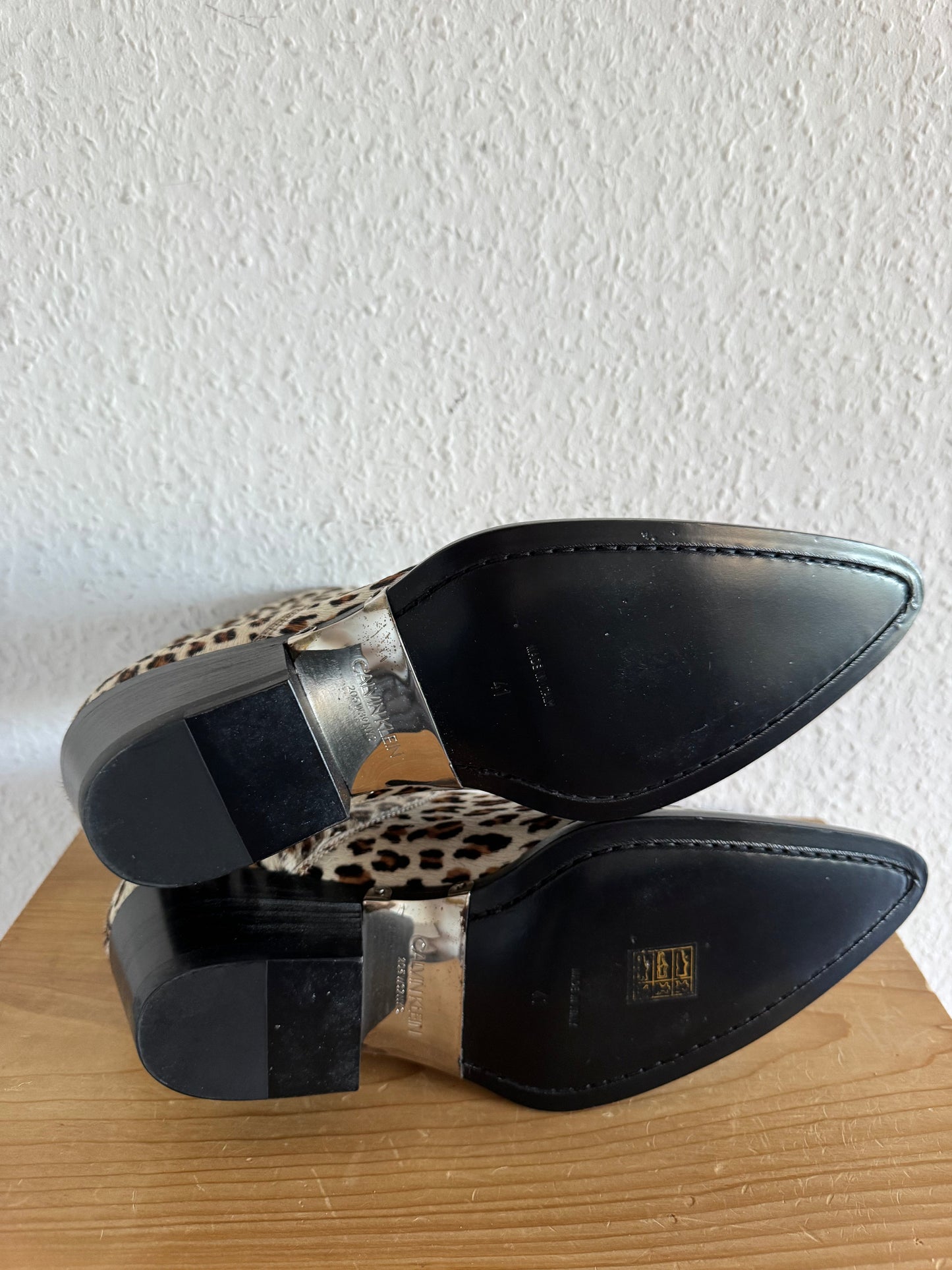 Calvin Klein 205W39NYC Pony Hair Spazzolato Ankle Boots