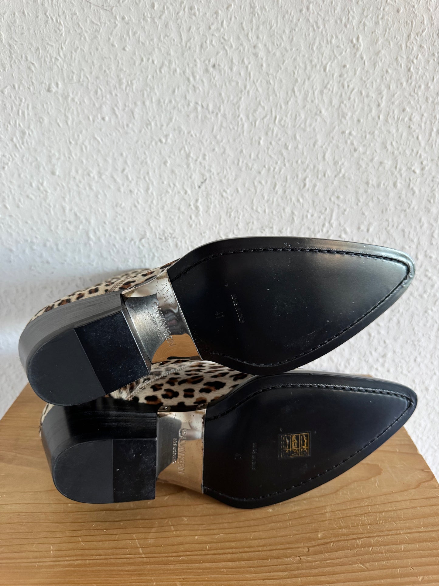 Calvin Klein 205W39NYC Pony Hair Spazzolato Ankle Boots
