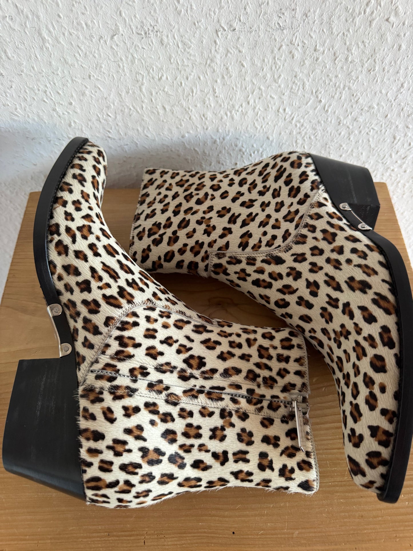 Calvin Klein 205W39NYC Pony Hair Spazzolato Ankle Boots