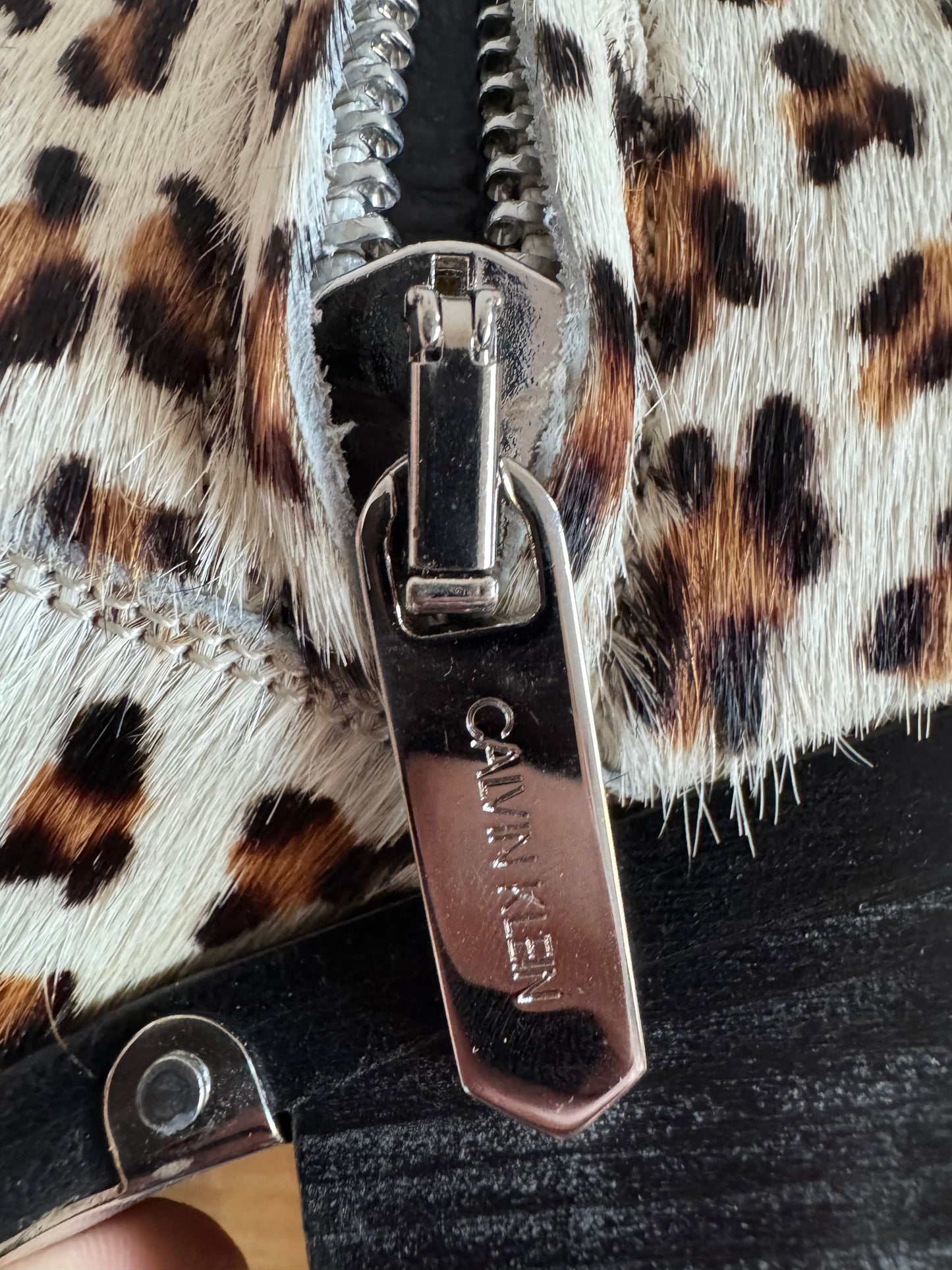 Calvin Klein 205W39NYC Pony Hair Spazzolato Ankle Boots