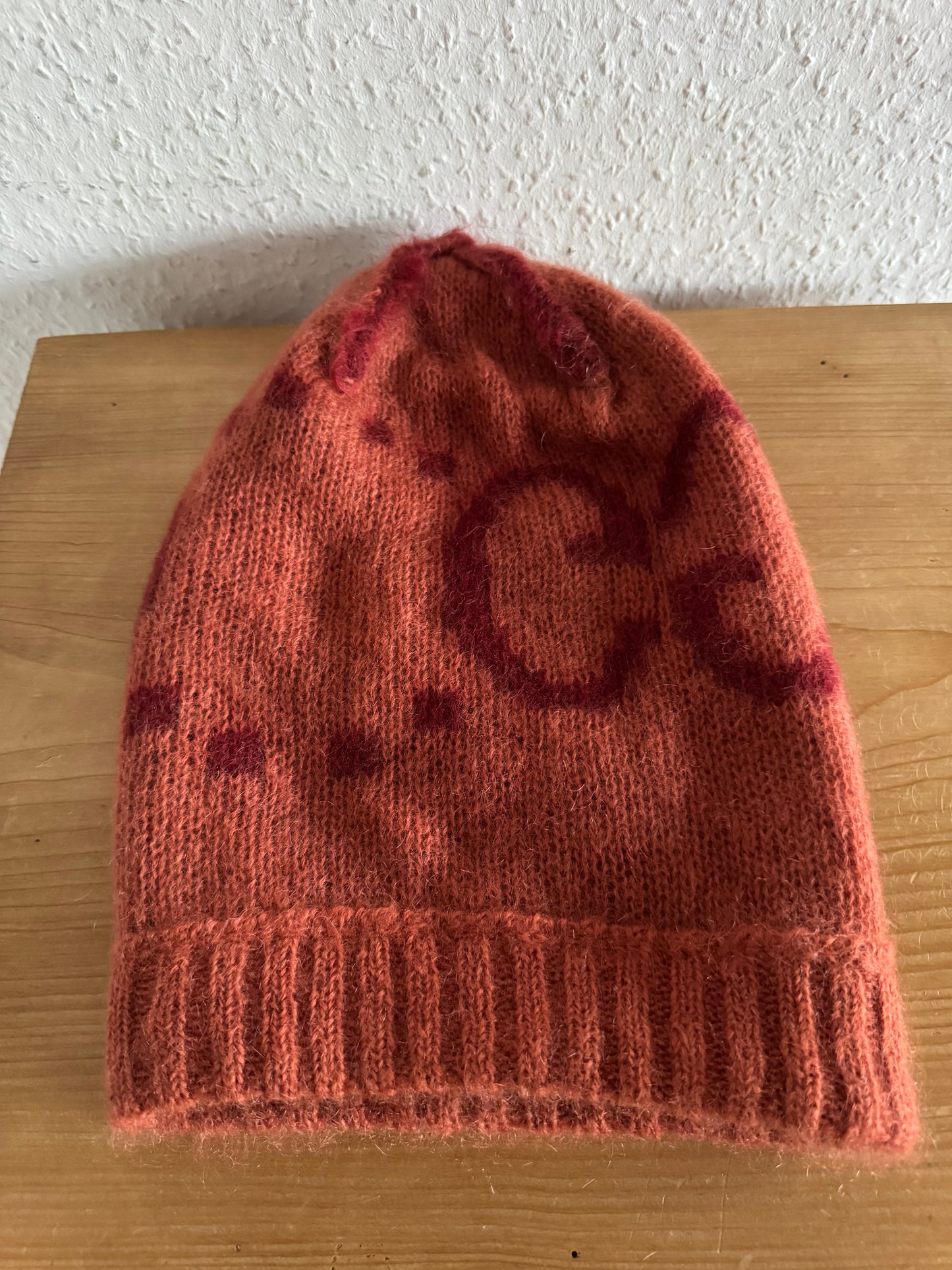 Gucci Red Mohair Beanie