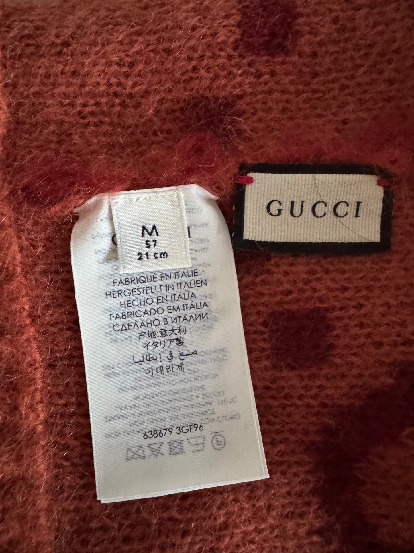 Gucci Red Mohair Beanie