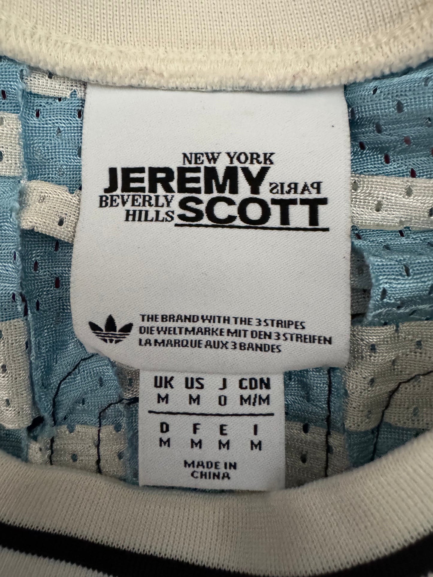 Adidas × Jeremy Scott Basketball Woven Mesh Jersey