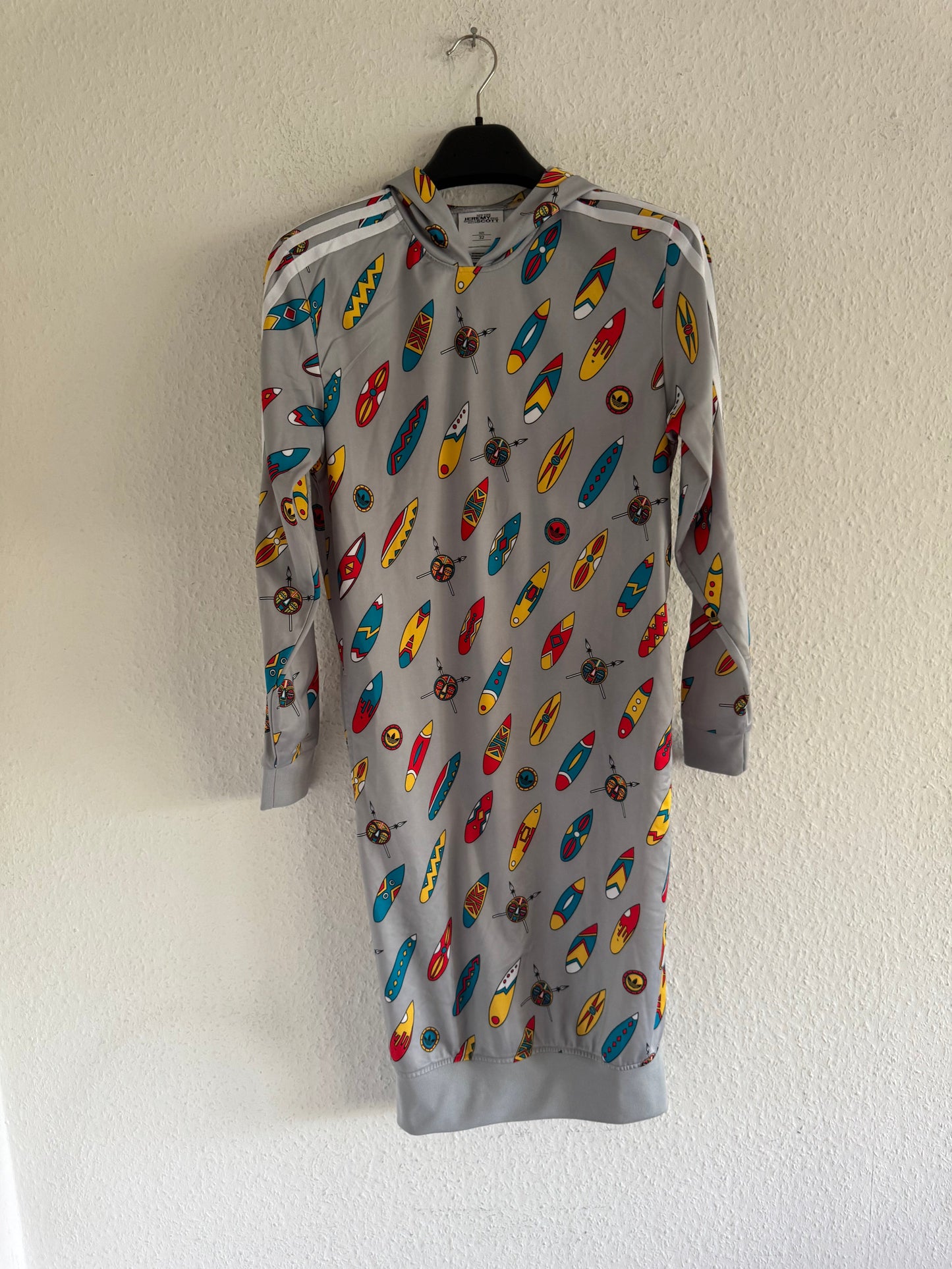 Adidas × Jeremy Scott ObyO "Africa" Print Hooded Dress
