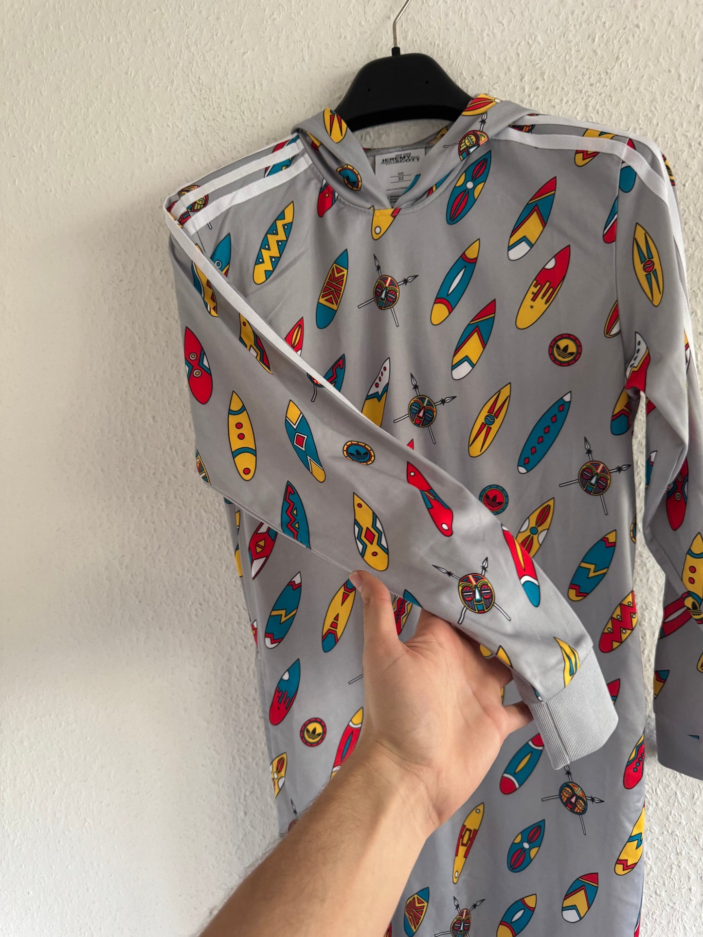 Adidas × Jeremy Scott ObyO "Africa" Print Hooded Dress